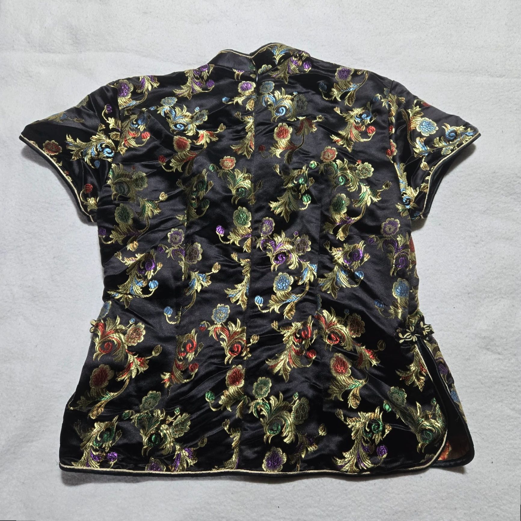 Vintage VINTAGE Moose Shirt Adult Women's L Large Short Sleeve Dress Top Blouse Floral Chinese Size L / US 10 / IT 46 - 6 Thumbnail