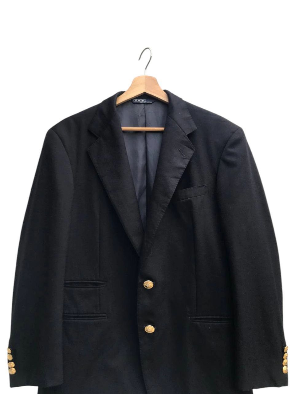Polo Ralph Lauren Navy Polo Ralph Lauren Gold Tone Buttons Blazer Navy Size US M / EU 48-50 / 2 - 6 Thumbnail