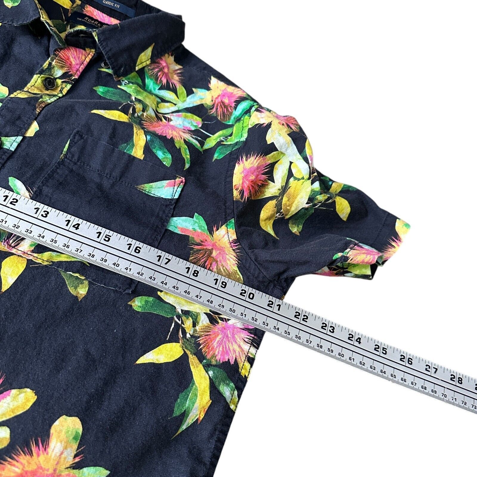 Roark Roark Scholar La Selva Shirt Men S Black Button Up Hawaiian Size US S / EU 44-46 / 1 - 8 Thumbnail