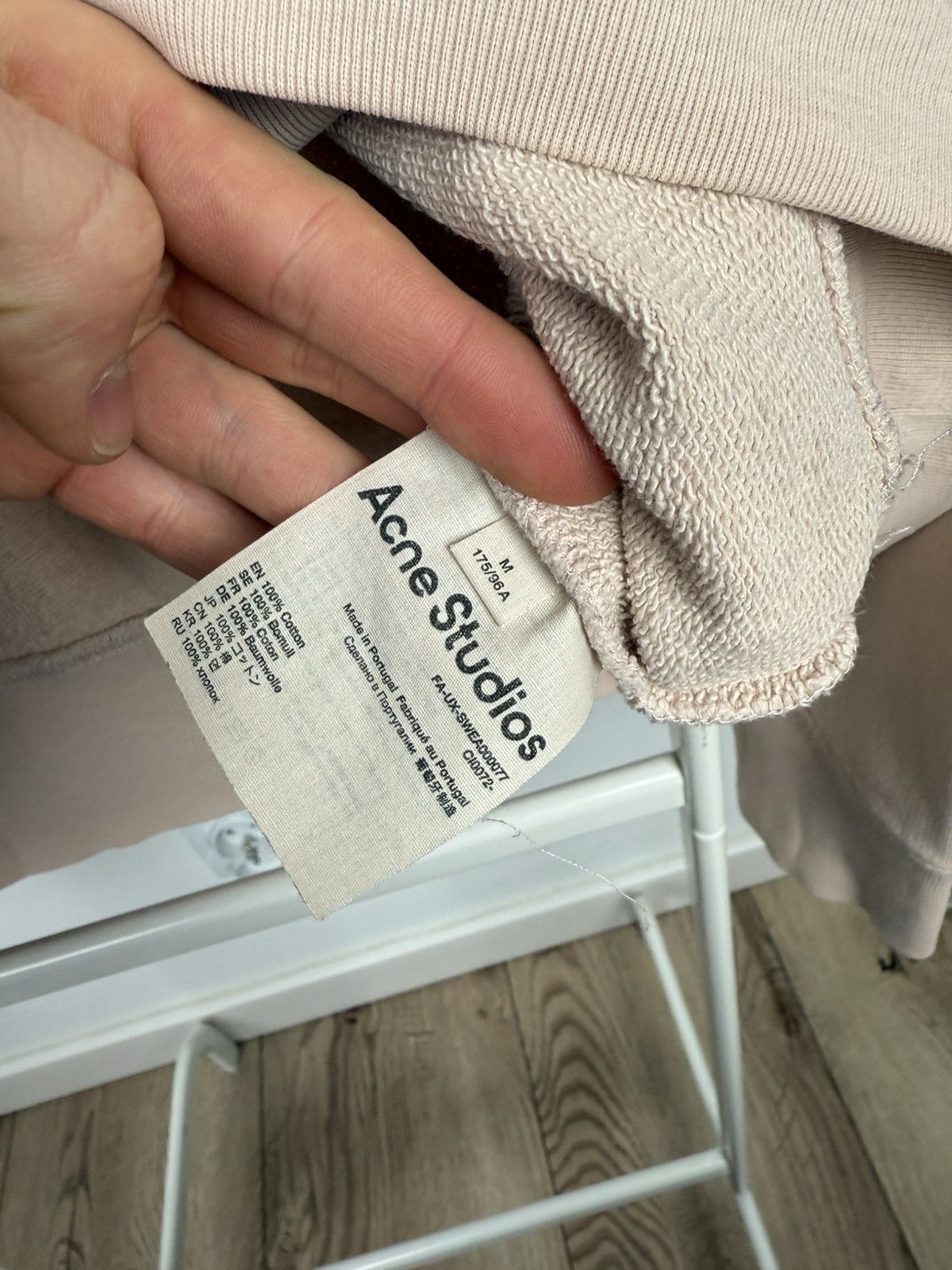 Acne Studios Acne Studios logo pink sweatshirt Size US M / EU 48-50 / 2 - 8 Thumbnail