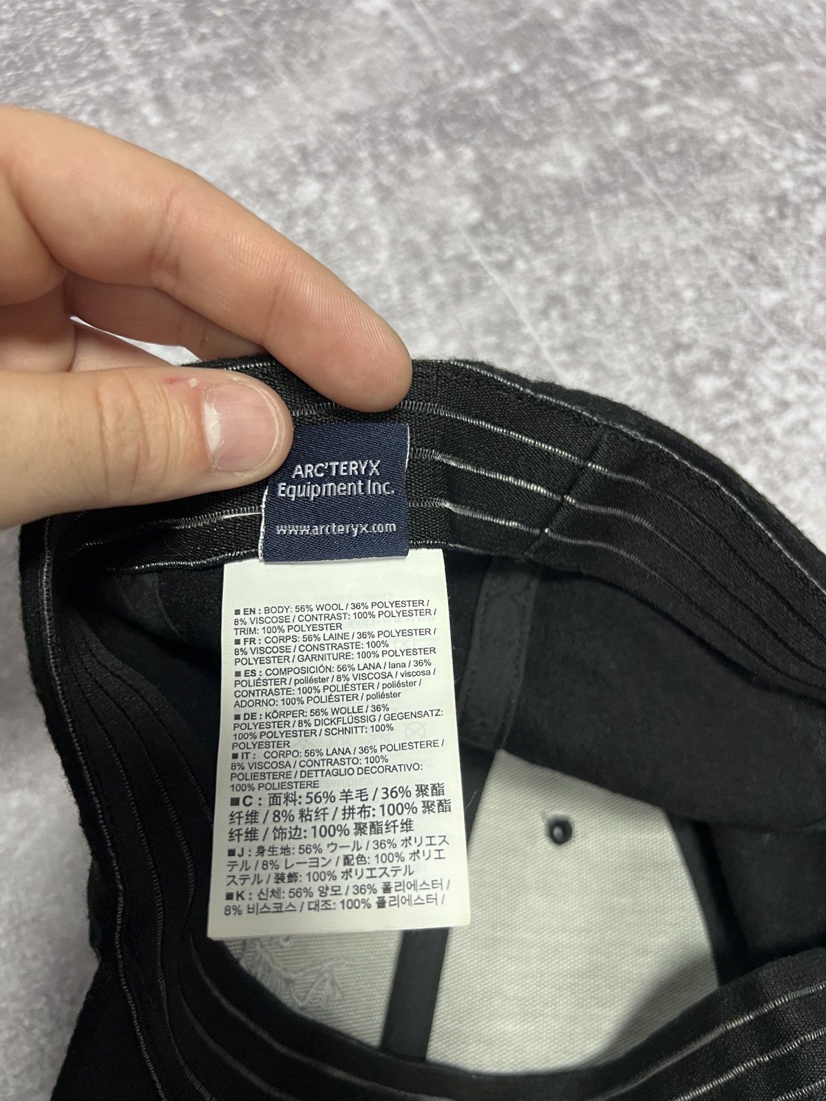 Arc'teryx Arcteryx Cap Hat Vintage Black Size ONE SIZE - 6 Thumbnail