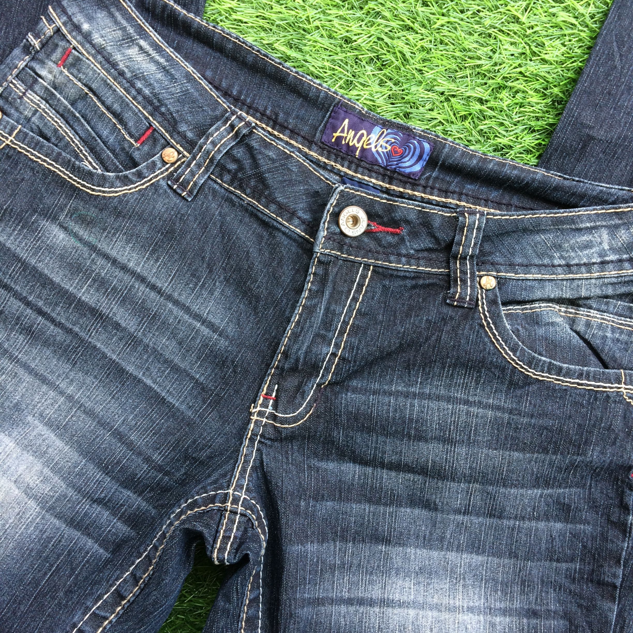 Designer Angels Bootcut Low Rise Jeans D-894 Size 30" / US 8 / IT 44 - 3 Thumbnail
