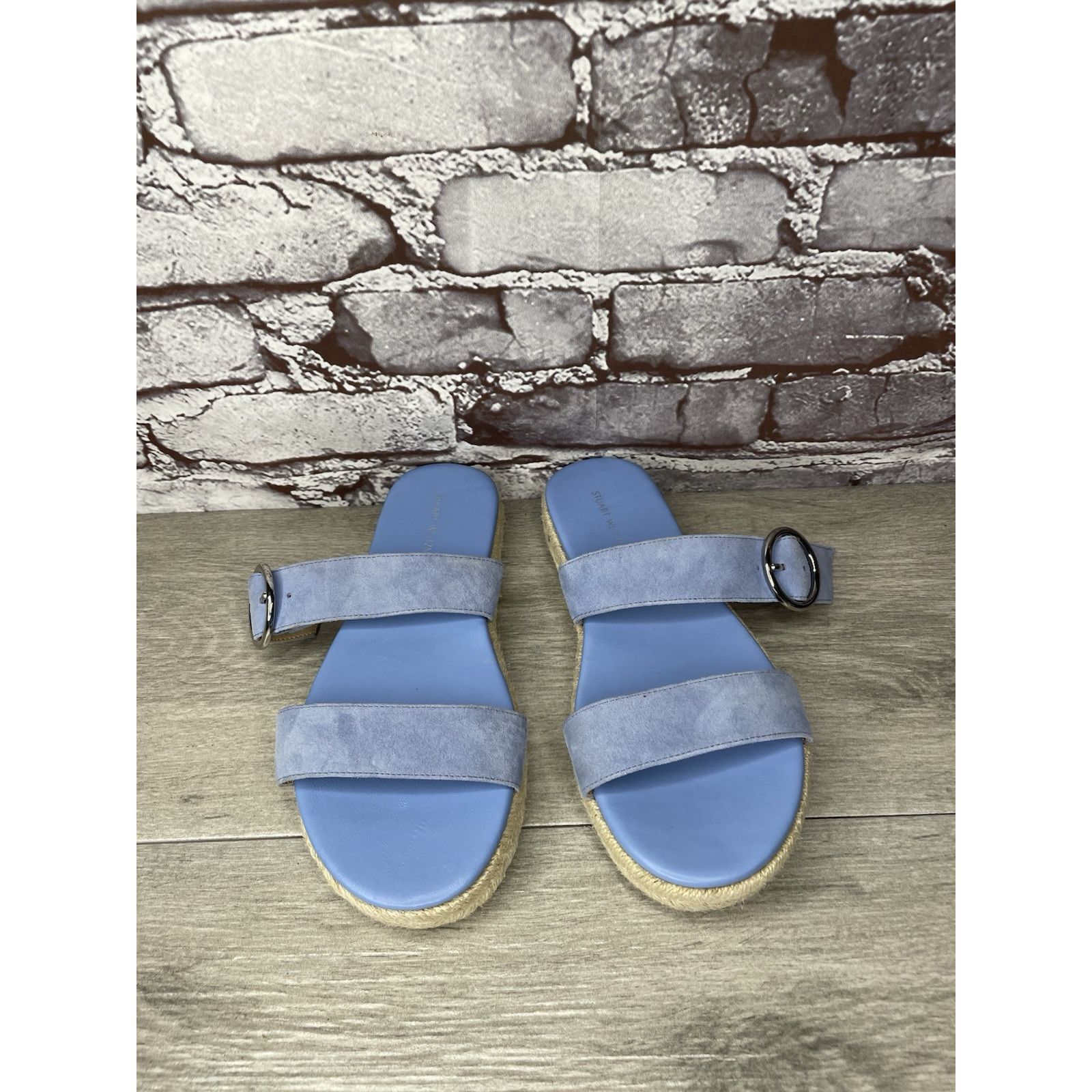 Stuart Weitzman Stuart Weitzman Periwinkle Blue Suede Leather Espadrille San Size US 6 / IT 36 - 13 Thumbnail