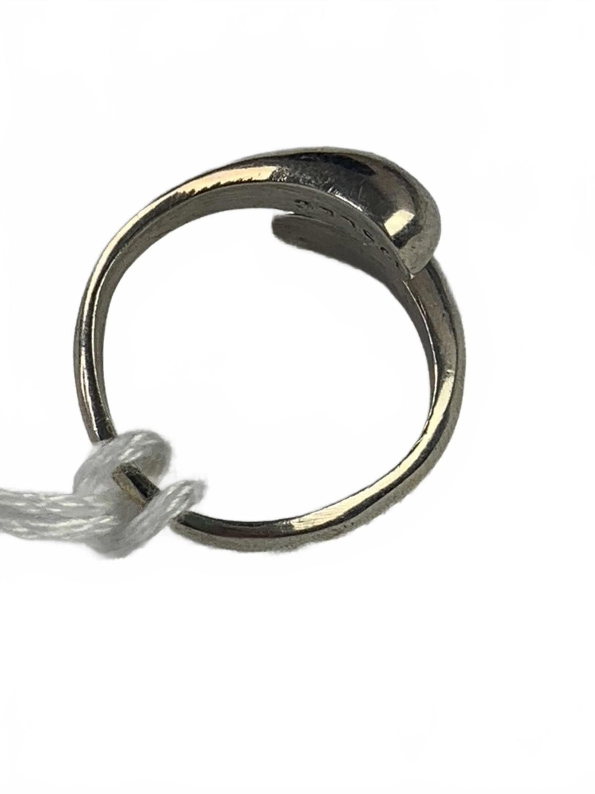 Other LEC 925 Sterling Silver Teardrop Barbels Ring Size ONE SIZE - 2 Thumbnail