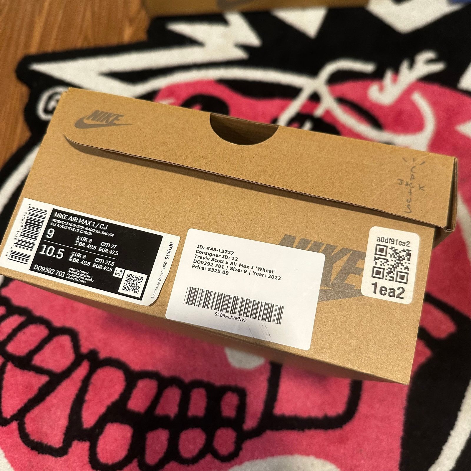 Travis Scott Nike Air Max 1 Travis Scott Cactus Jack Baroque Brown Size 9 Size US 9 / EU 42 - 9 Thumbnail
