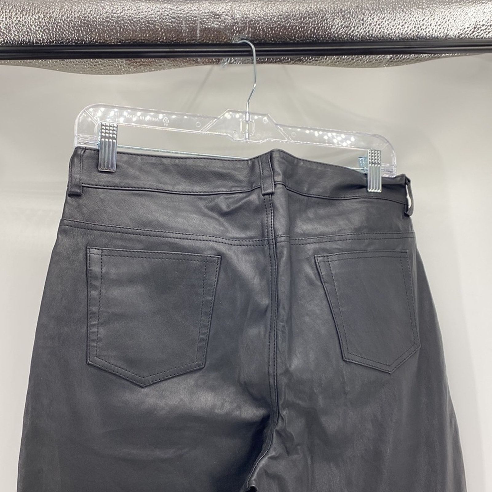 Other Max Studio Easton Neston Leather Pants straight leg sz 30 Size 30" / US 8 / IT 44 - 6 Thumbnail