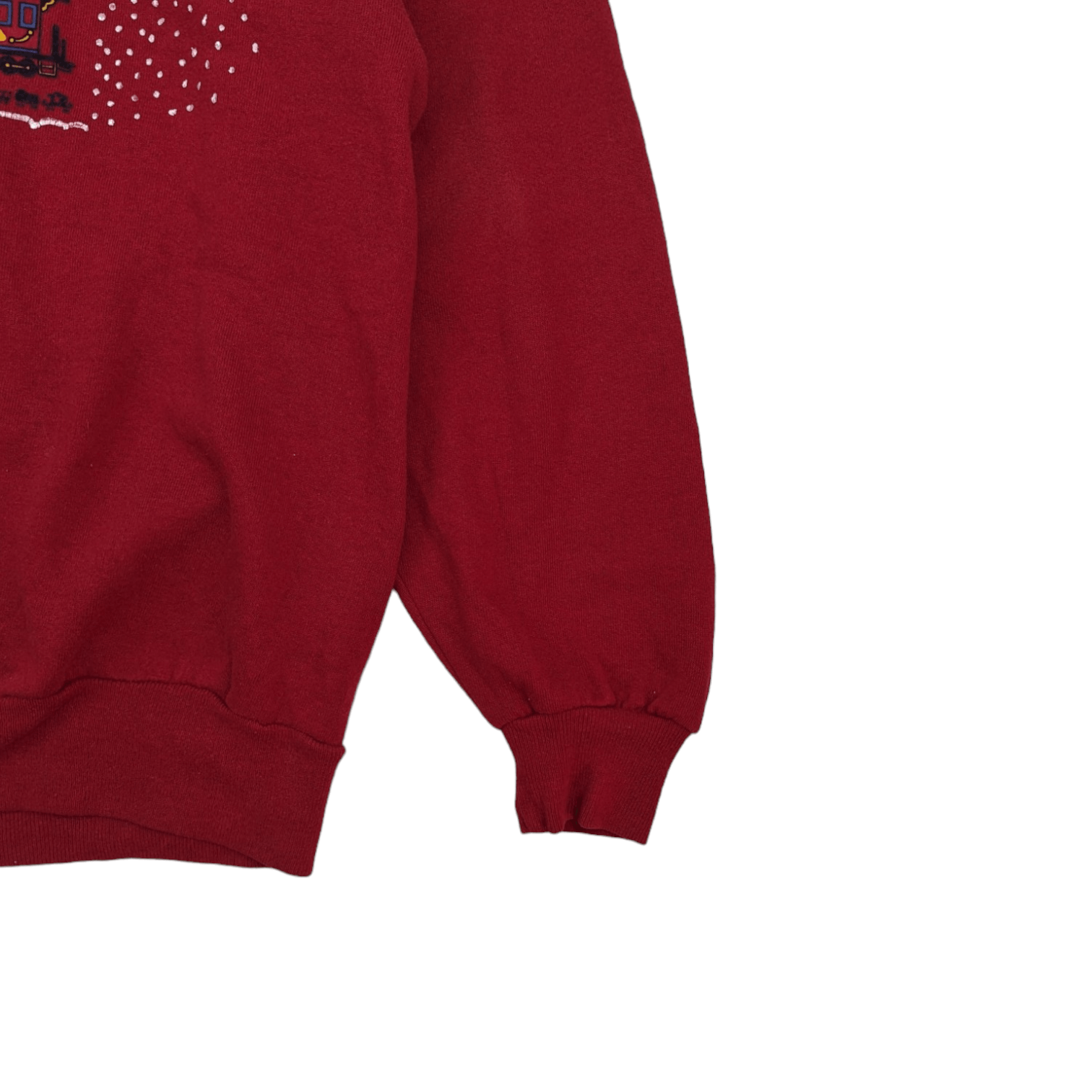 Jerzees Vintage 90's JERZEES Train Railway Art Custom Sweatshirt Size US XL / EU 56 / 4 - 7 Thumbnail
