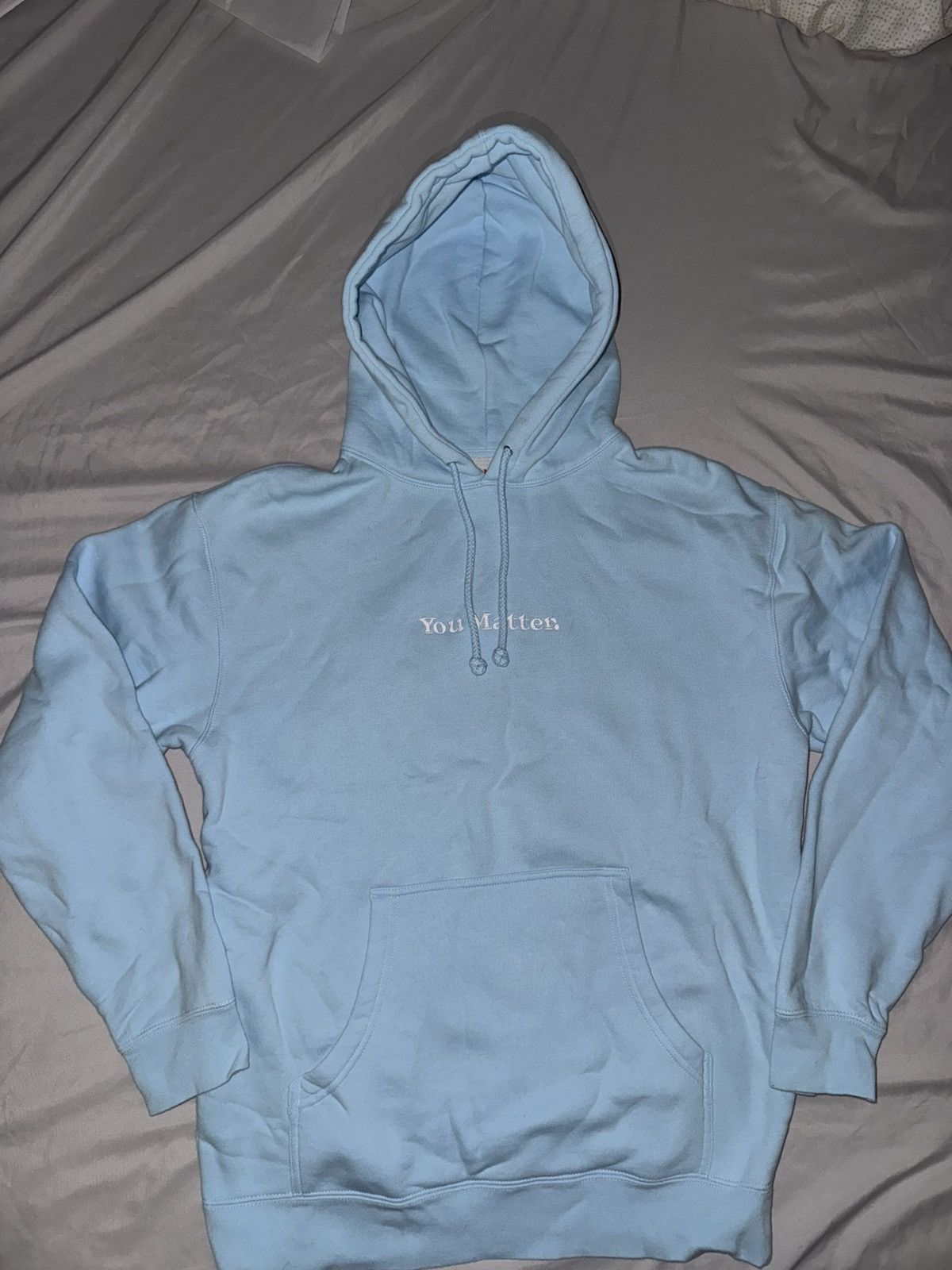 You Matter by Demetrius Harmon YOU MATTER BY DEMETRIUS HARMON BABY BLUE HOODIE SIZE MEDIUM Size US M / EU 48-50 / 2 - 1 Thumbnail