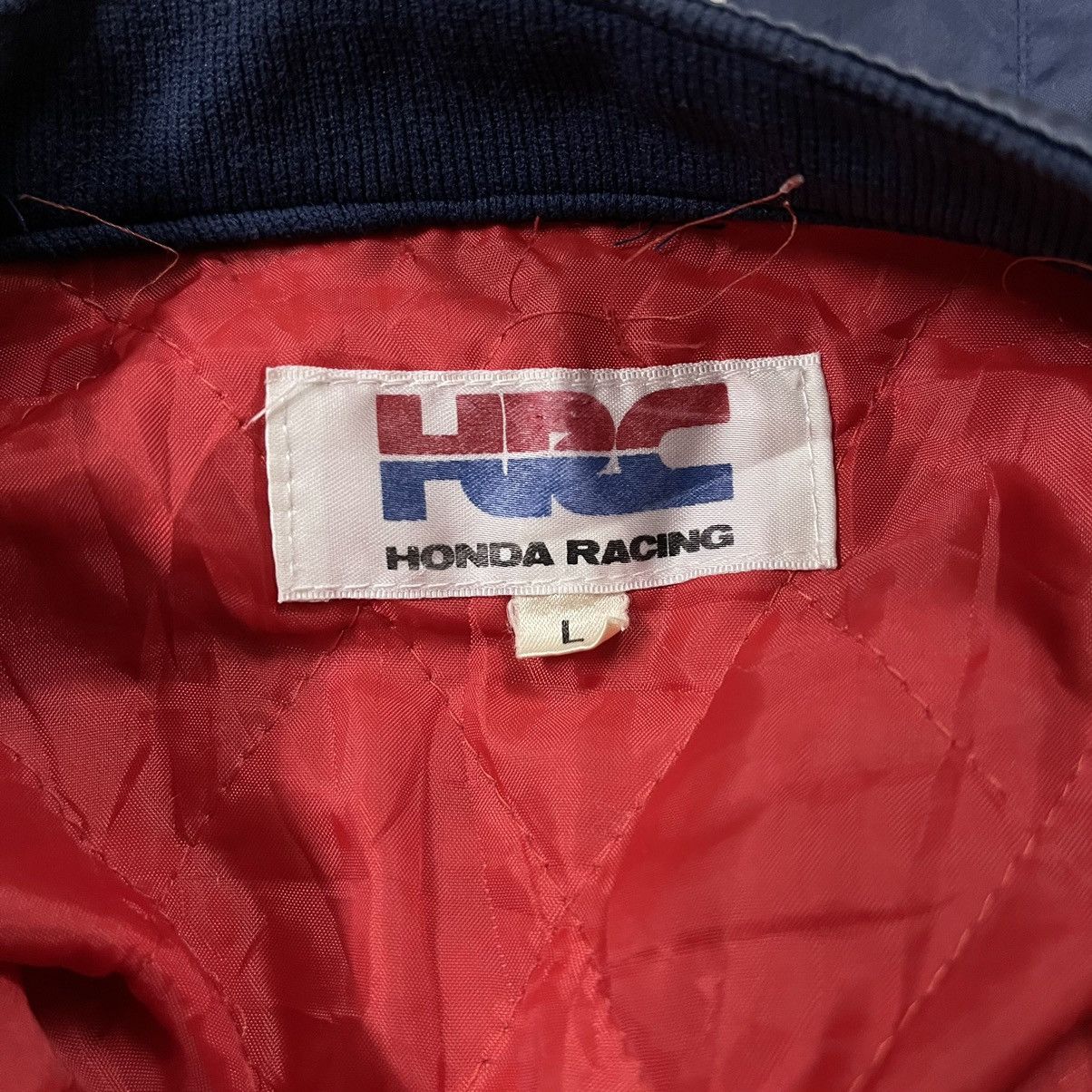 Honda Vintage 90s Honda Racing bomber jacket Size US L / EU 52-54 / 3 - 8 Thumbnail