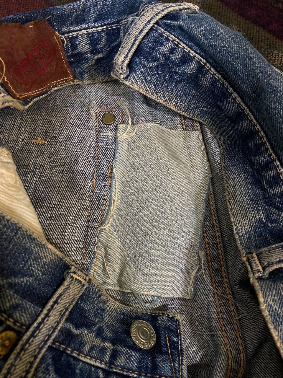 Denime vintage denime shashiko selvedge denim nice design Size US 30 / EU 46 - 14 Thumbnail