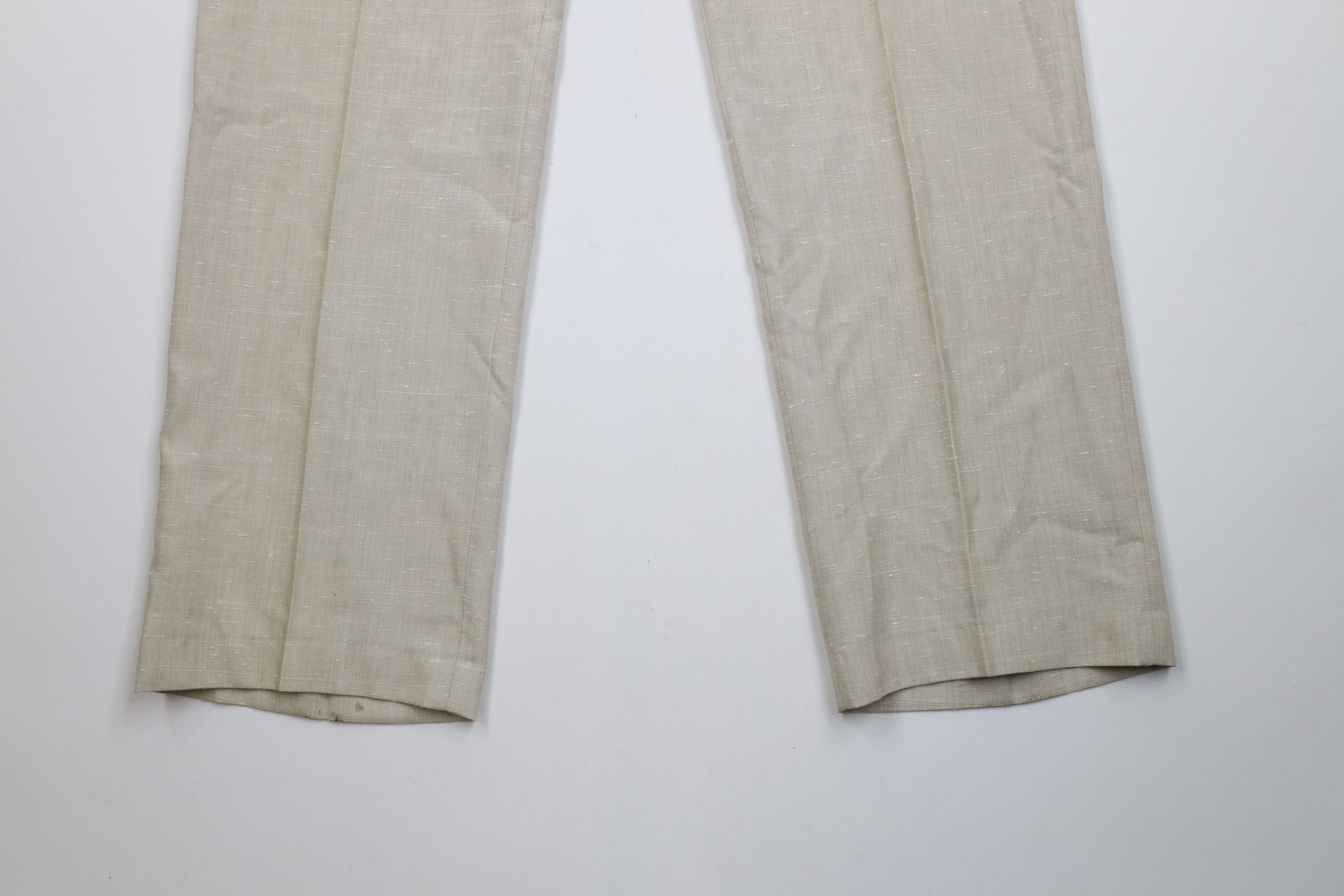 Vintage Vintage 70s Streetwear Fleck Flared Wide Leg Chino Pants USA Size US 38 / EU 54 - 4 Thumbnail