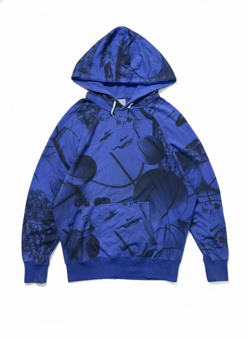 Nike VTG 2012 Nike "Air Force" (AOP) Hoodie Purple/Black Size M Size US M / EU 48-50 / 2 - 1 Thumbnail