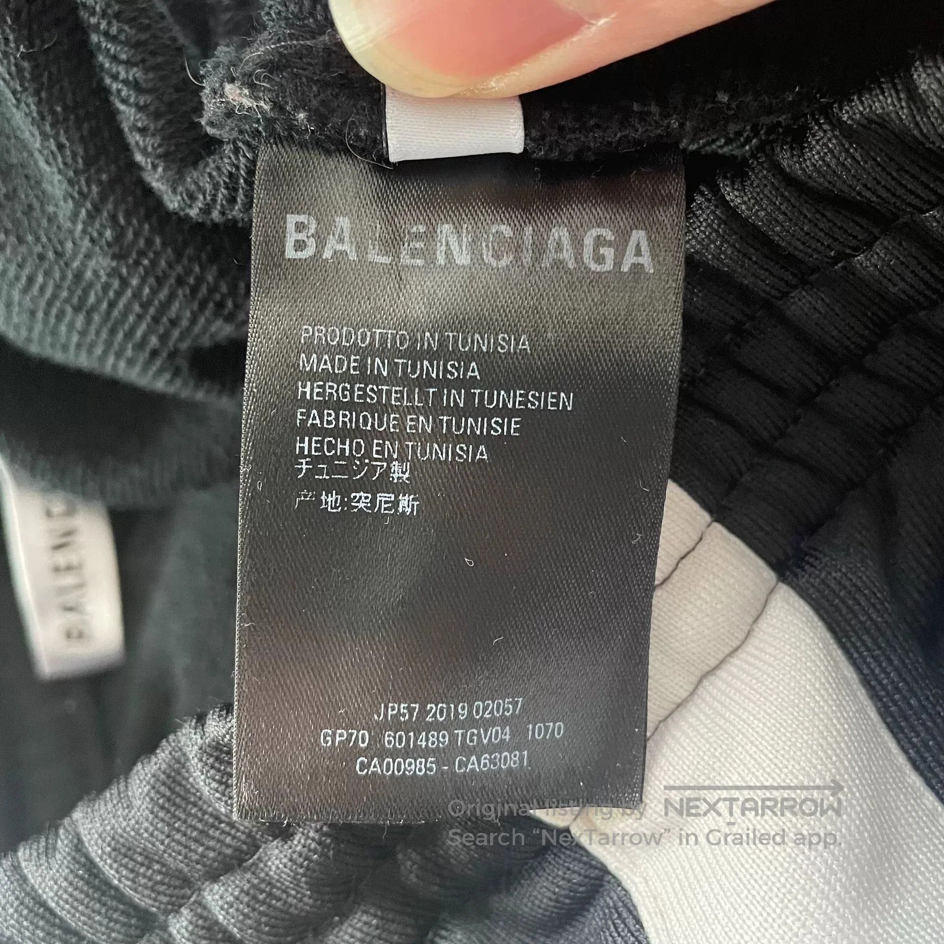 Balenciaga black balenciaga logo embroidered track pants. Size US 34 / EU 50 - 5 Thumbnail