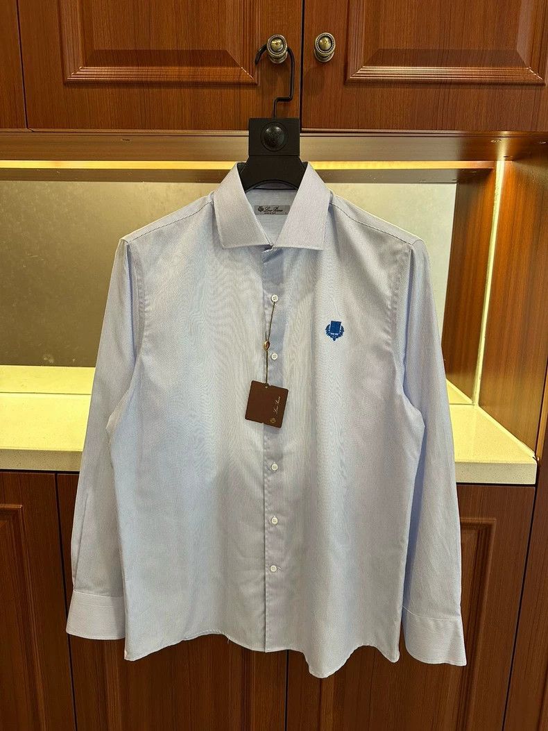 Loro Piana LORO PIANA Pure cotton shirt Size US L / EU 52-54 / 3 - 1 Thumbnail