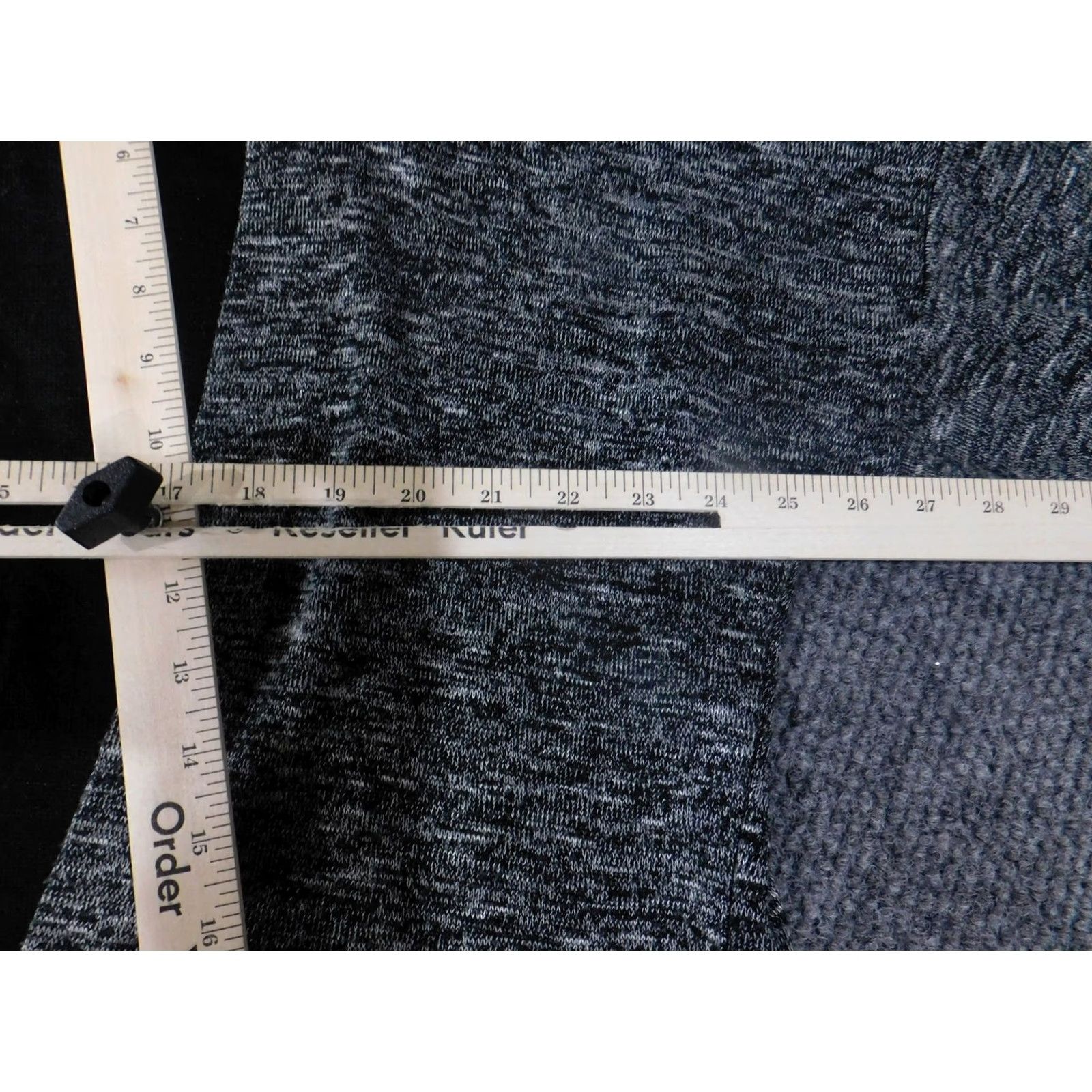 Loft LOFT Cardigan Sweater Womens Medium Open Front Short Sleeve Lightweight Layering Gray Regular Knit V-Neck Dolman Sleeve Slit Size M / US 6-8 / IT 42-44 - 6 Thumbnail