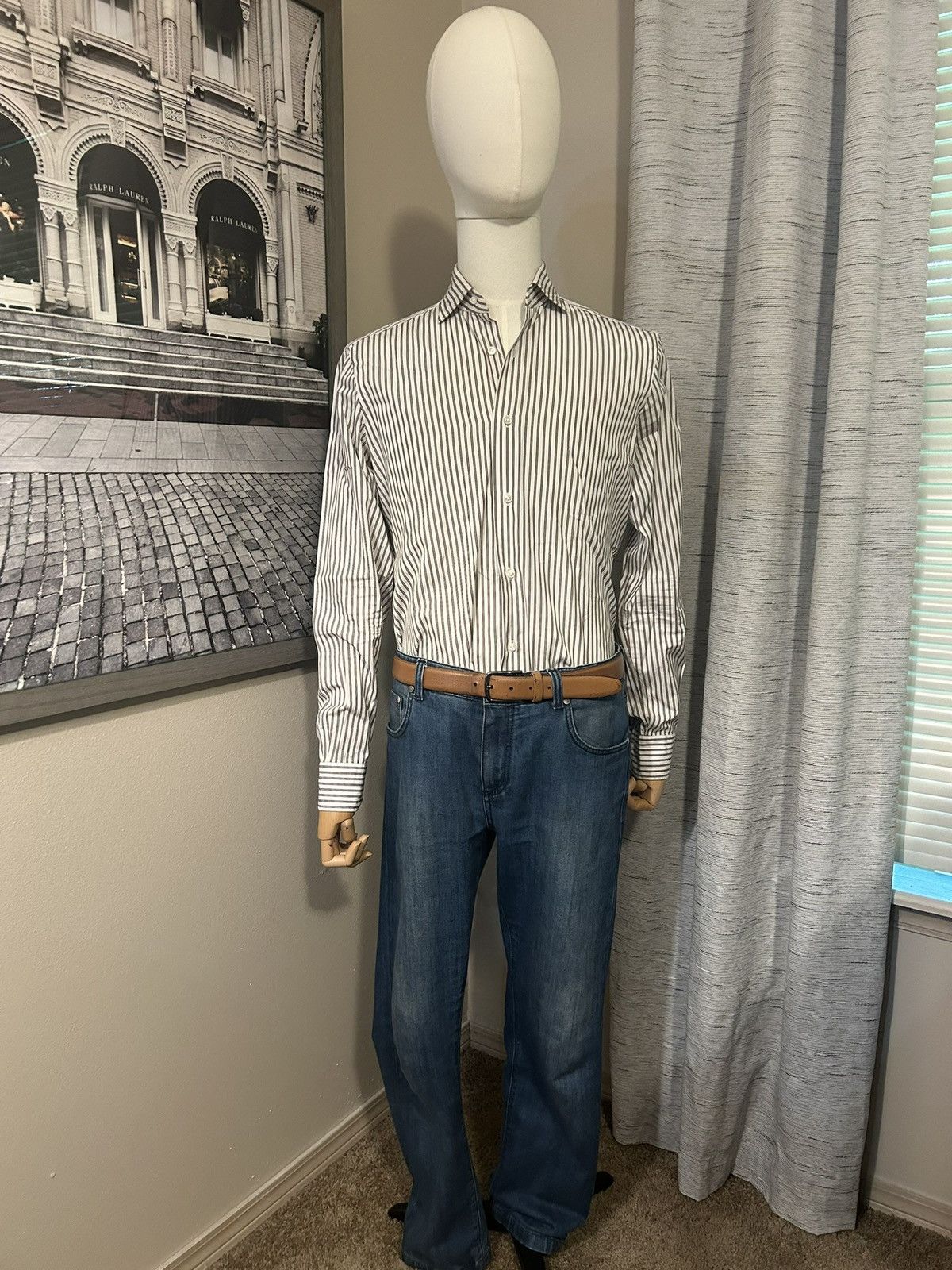 Barba Napoli Barba Napoli Striped Shirt Size US M / EU 48-50 / 2 - 1 Thumbnail