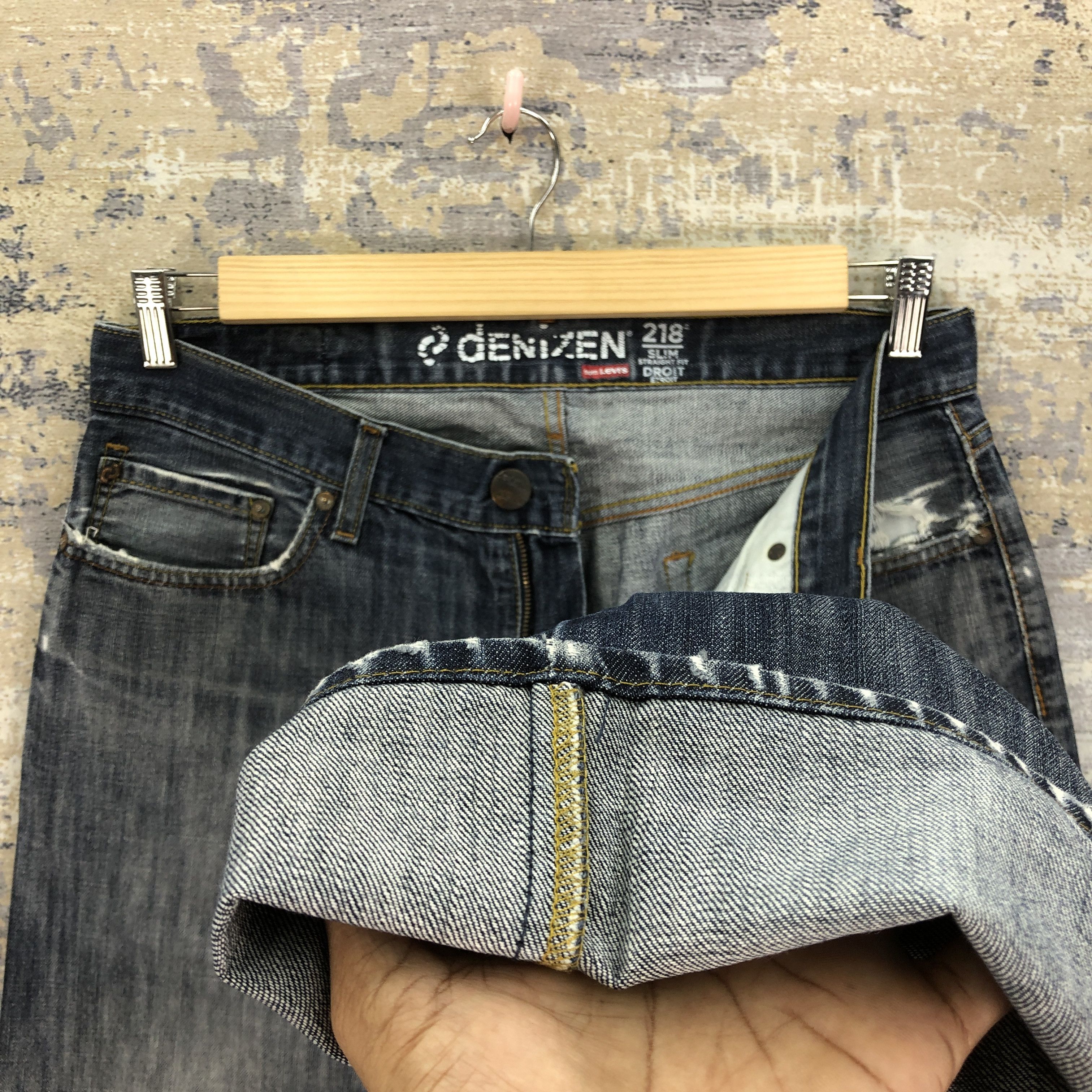 Levi's Vintage Levis Denizen Faded Jeans Levi's Light Wash Denim Size US 34 / EU 50 - 8 Thumbnail