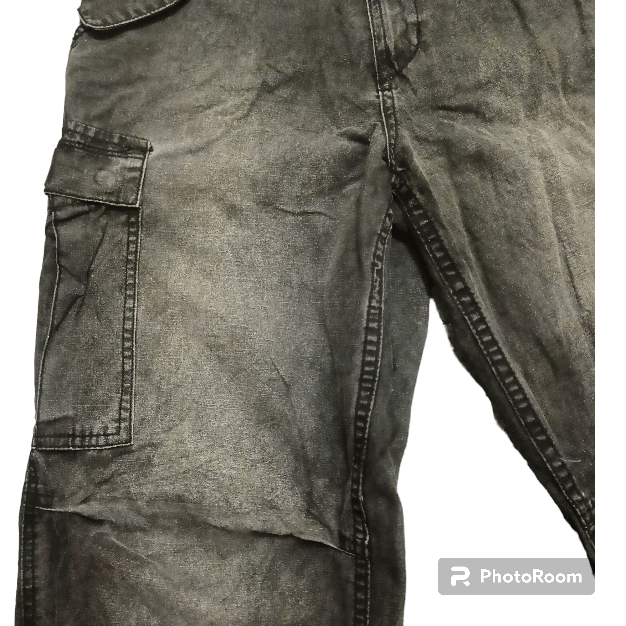 Marc Buchanan × Pelle Pelle Distressed Pelle Pelle Cargo Tactical Bondage Pants Size US 30 / EU 46 - 3 Thumbnail