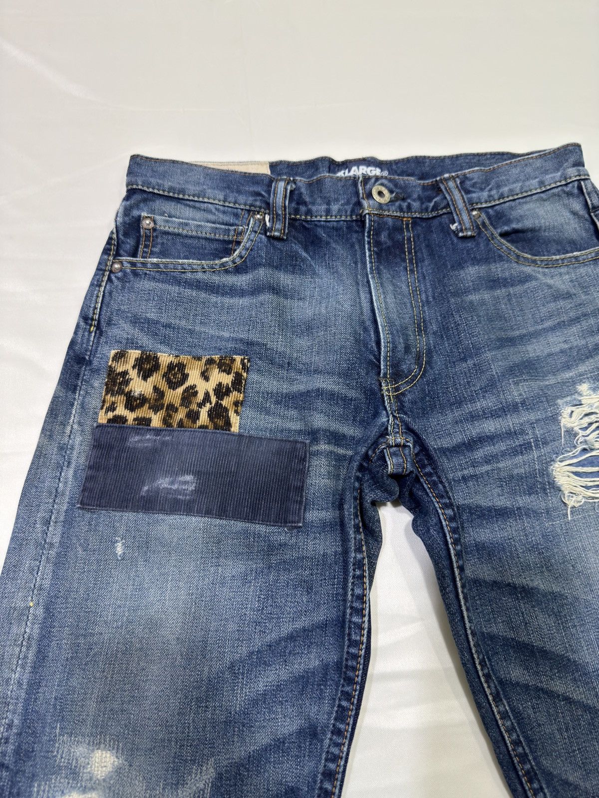 X-LARGE Japanese Brand Xlarge patch jeans Size US 30 / EU 46 - 10 Thumbnail