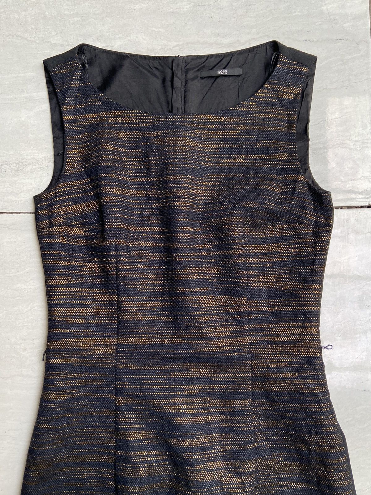 Hugo × Hugo Boss HUGO BOSS Black Midi Dress Size XXS / US 00 / IT 34 - 9 Thumbnail