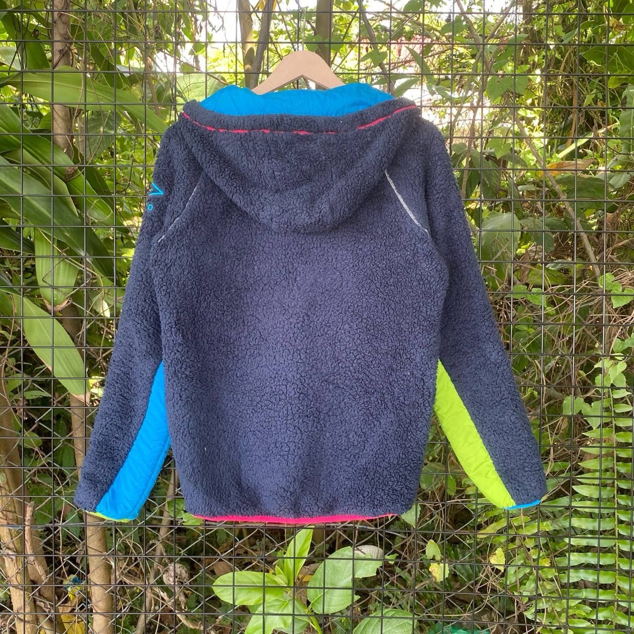 Japanese Brand × Umbro Vtg Umbro Multicolour Deep pile Fleece Zipper Jacket Size US M / EU 48-50 / 2 - 8 Thumbnail