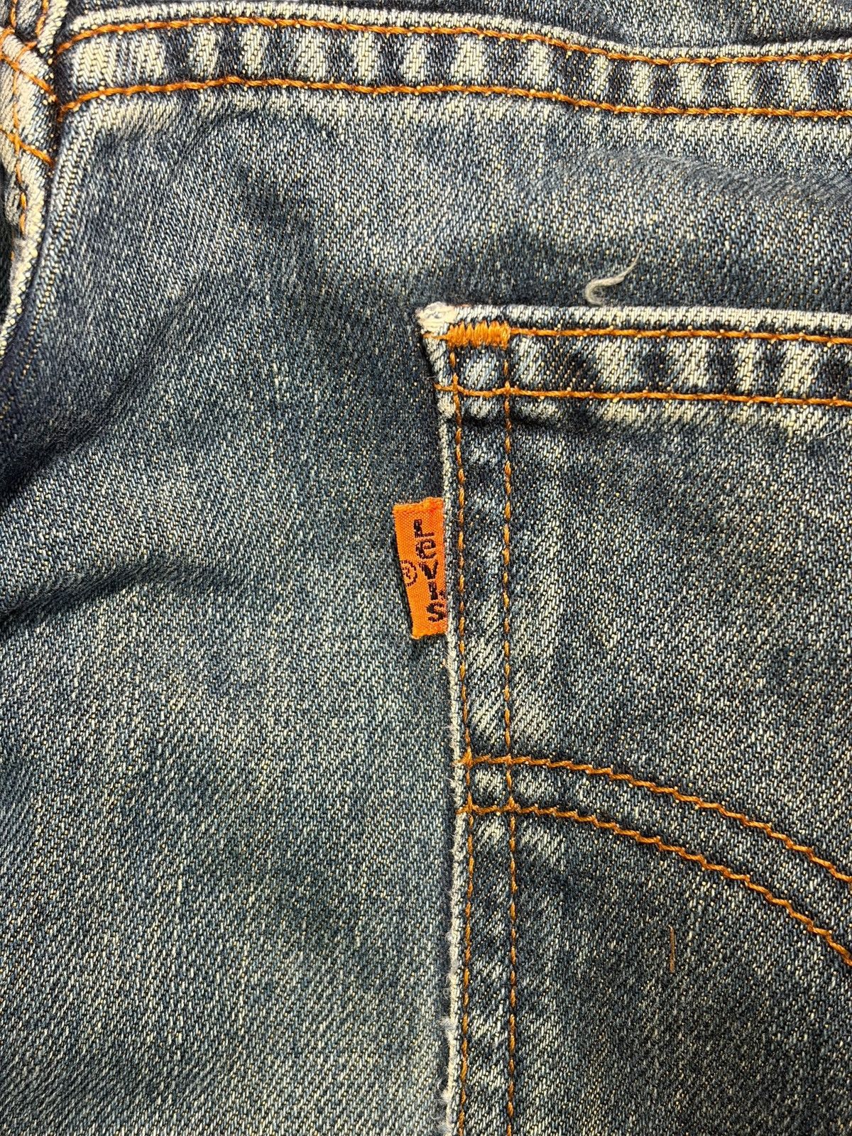 Levi's Vintage 90s Levis 612 Orange Tab Blue Wash Loose Jeans Size US 29 - 4 Thumbnail