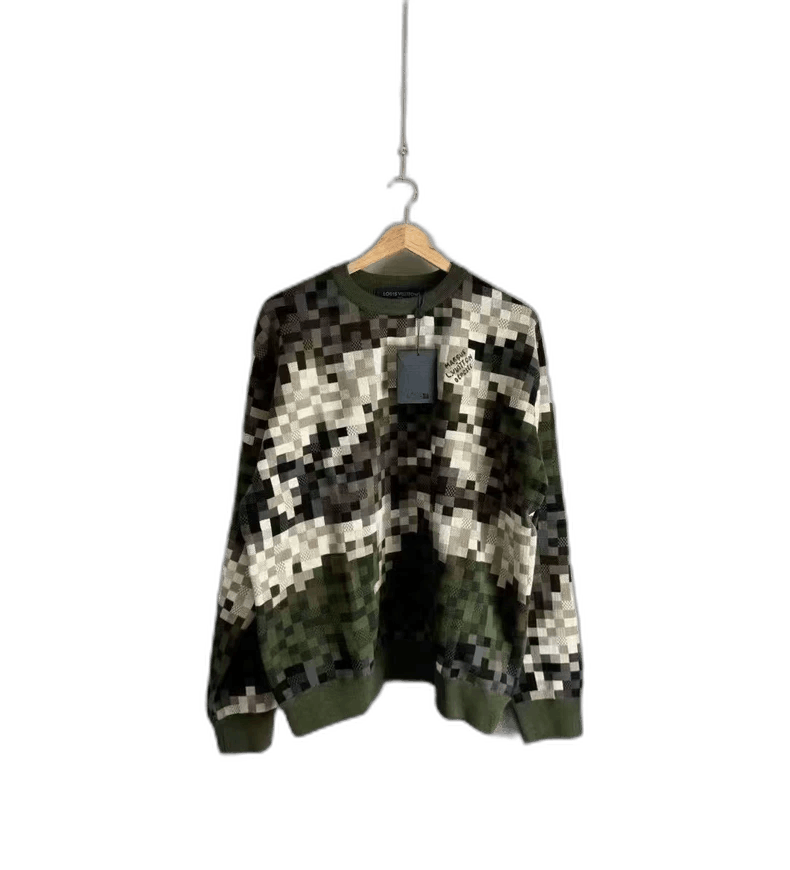 Louis Vuitton Louis Vuitton Pixelated Sweater with Tags-yf Size US L / EU 52-54 / 3 - 1 Thumbnail
