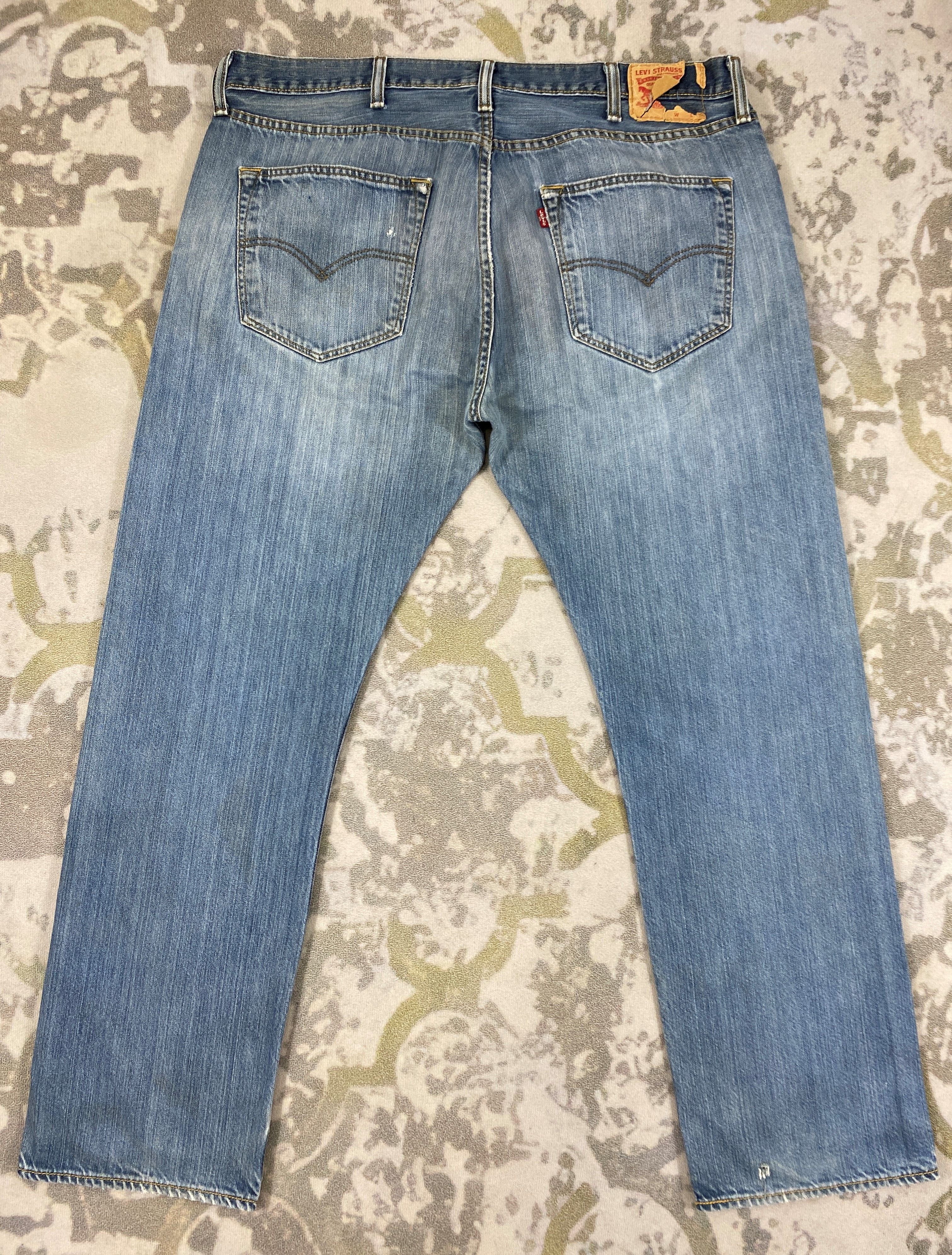 Levi's Distressed Blue Vintage Levi's 39x31 Denim -JN1475 Size US 39 - 2 Thumbnail