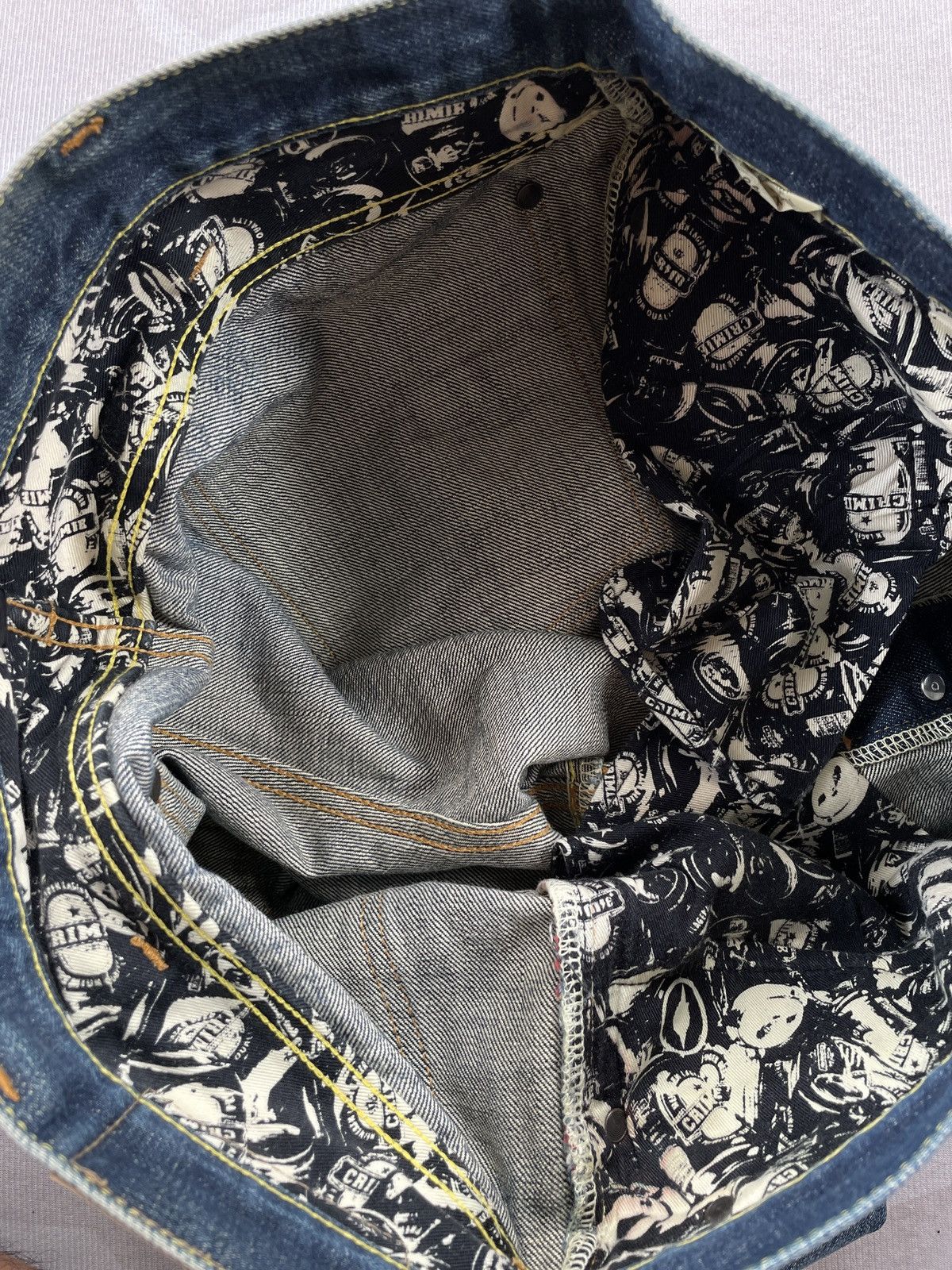 Designer × Japanese Brand × Salvage Crimie Red Selvedge Jeans (P63) Size US 33 - 15 Thumbnail