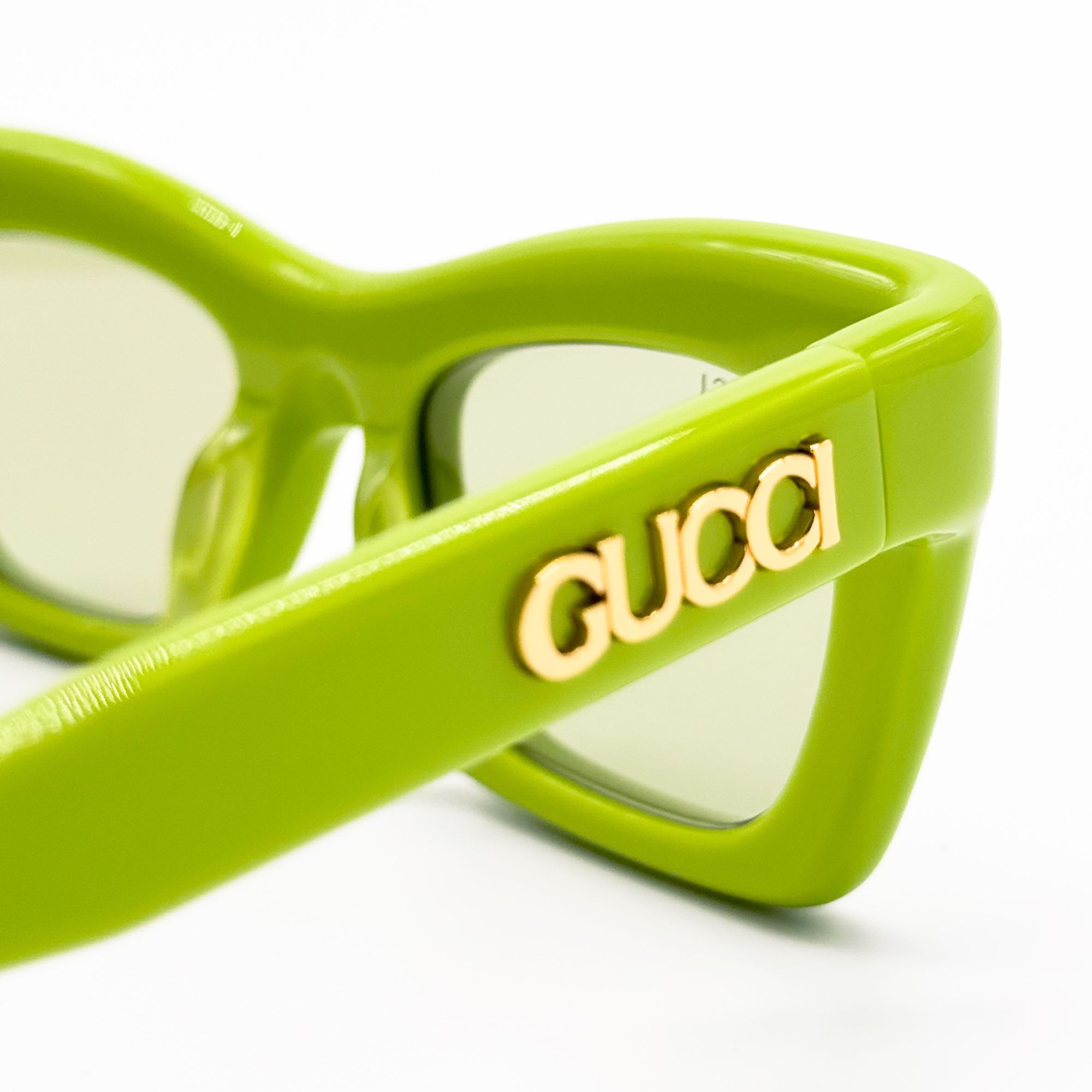 Gucci NEW GUCCI GG1773S 006 GREEN CAT EYE WOMEN SUNGLASSES GUCCI Size ONE SIZE - 7 Thumbnail