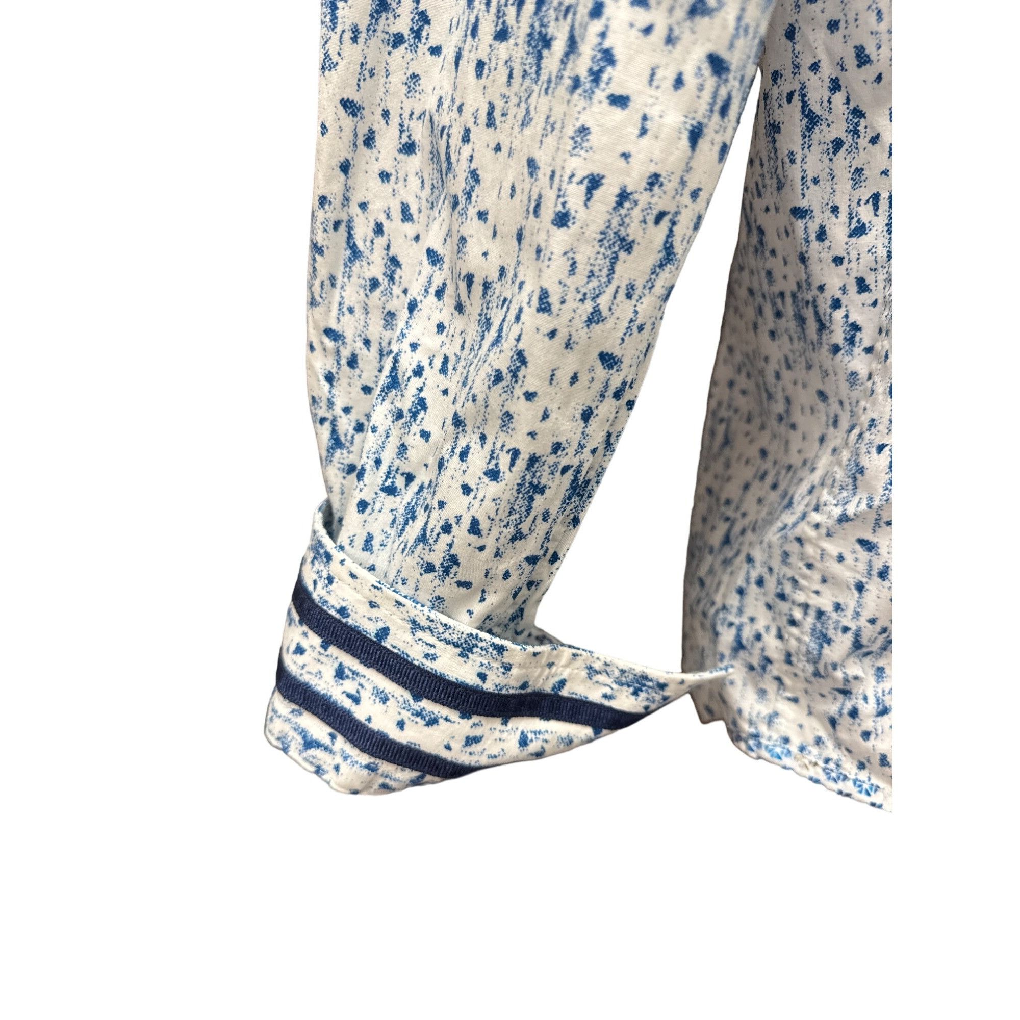 Robert Graham Robert Graham Men's Light Blue Geometric Long Sleeve XL butt Size US XL / EU 56 / 4 - 6 Thumbnail
