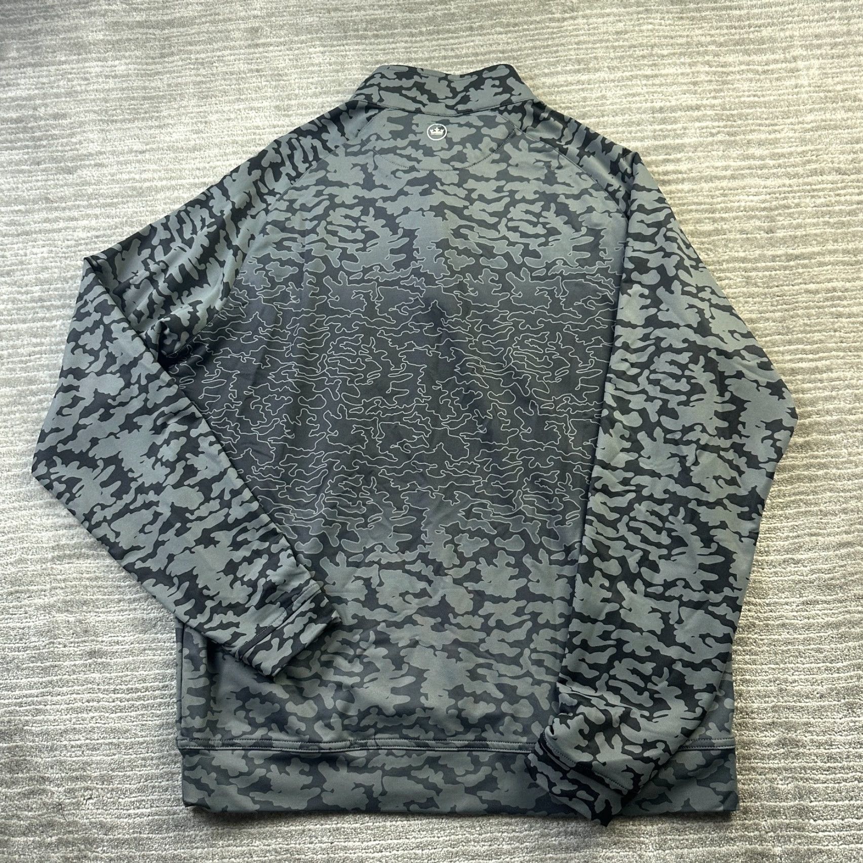 Peter Millar Peter Millar Sweater Mens Medium Camo Quarter Zip Crown Sport Golf Lake Nona Size US M / EU 48-50 / 2 - 6 Thumbnail