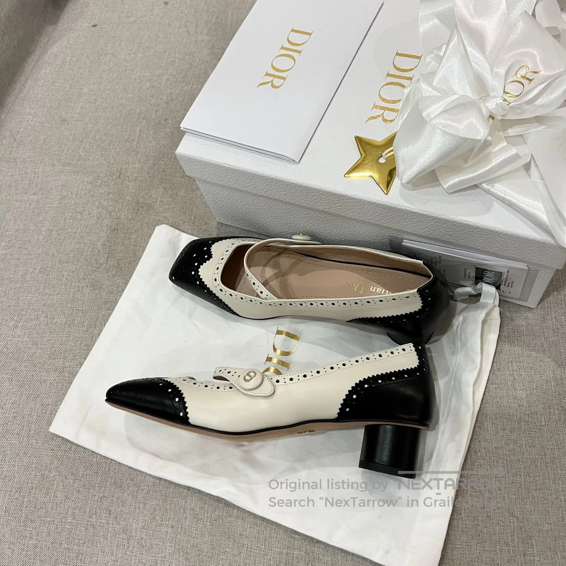 Other Dior CD logo embossed square-toed Mary Jane shoes| Size US 6 / IT 36 - 1 Thumbnail