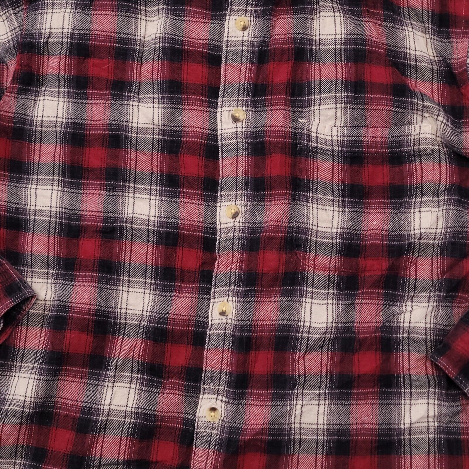 Cherokee Cherokee Tartan Flannel Shirt Mens Size Large L Red Gray Size US L / EU 52-54 / 3 - 4 Thumbnail