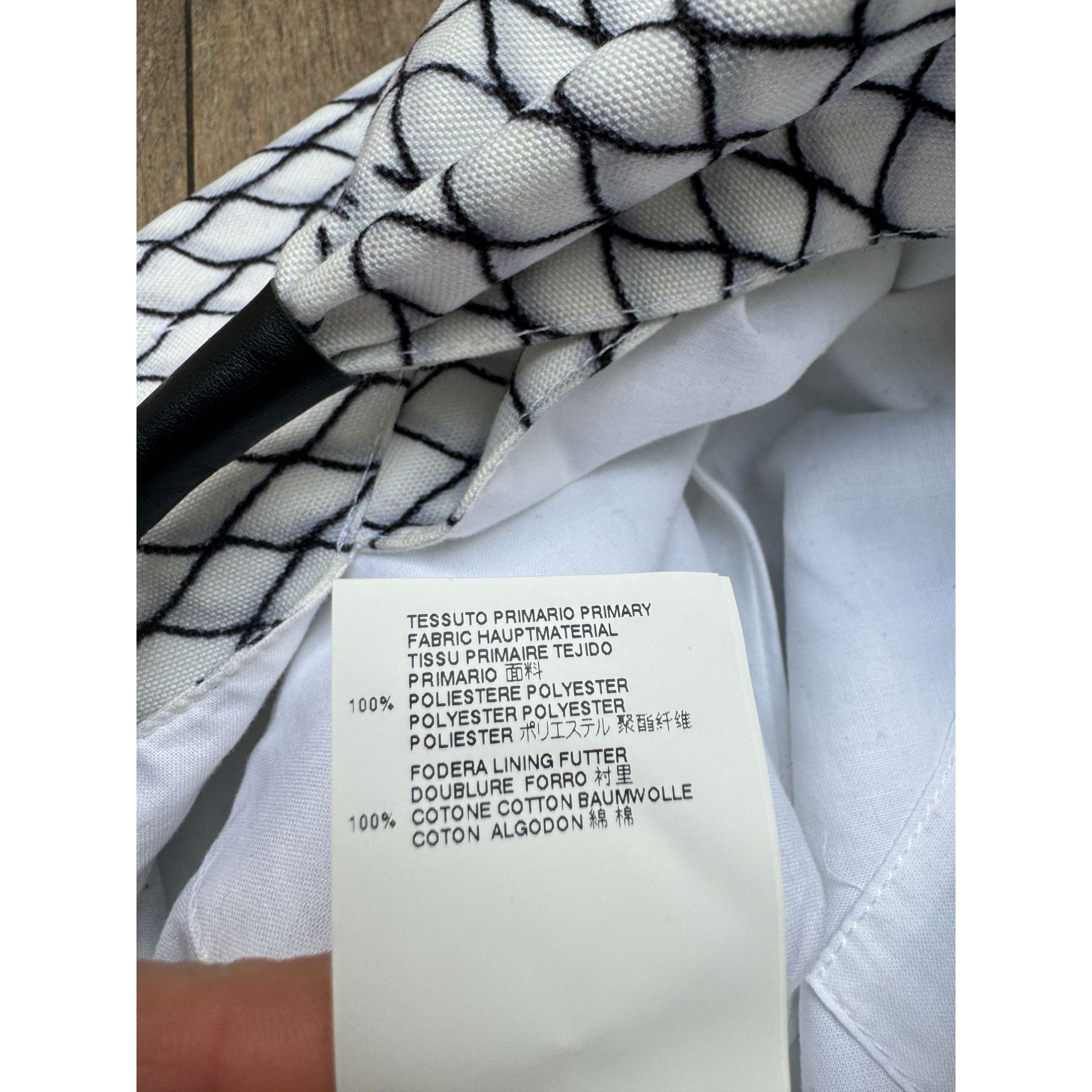 Maison Margiela Trompe l’oeil Mesh White Japanese Bag Size ONE SIZE - 7 Thumbnail