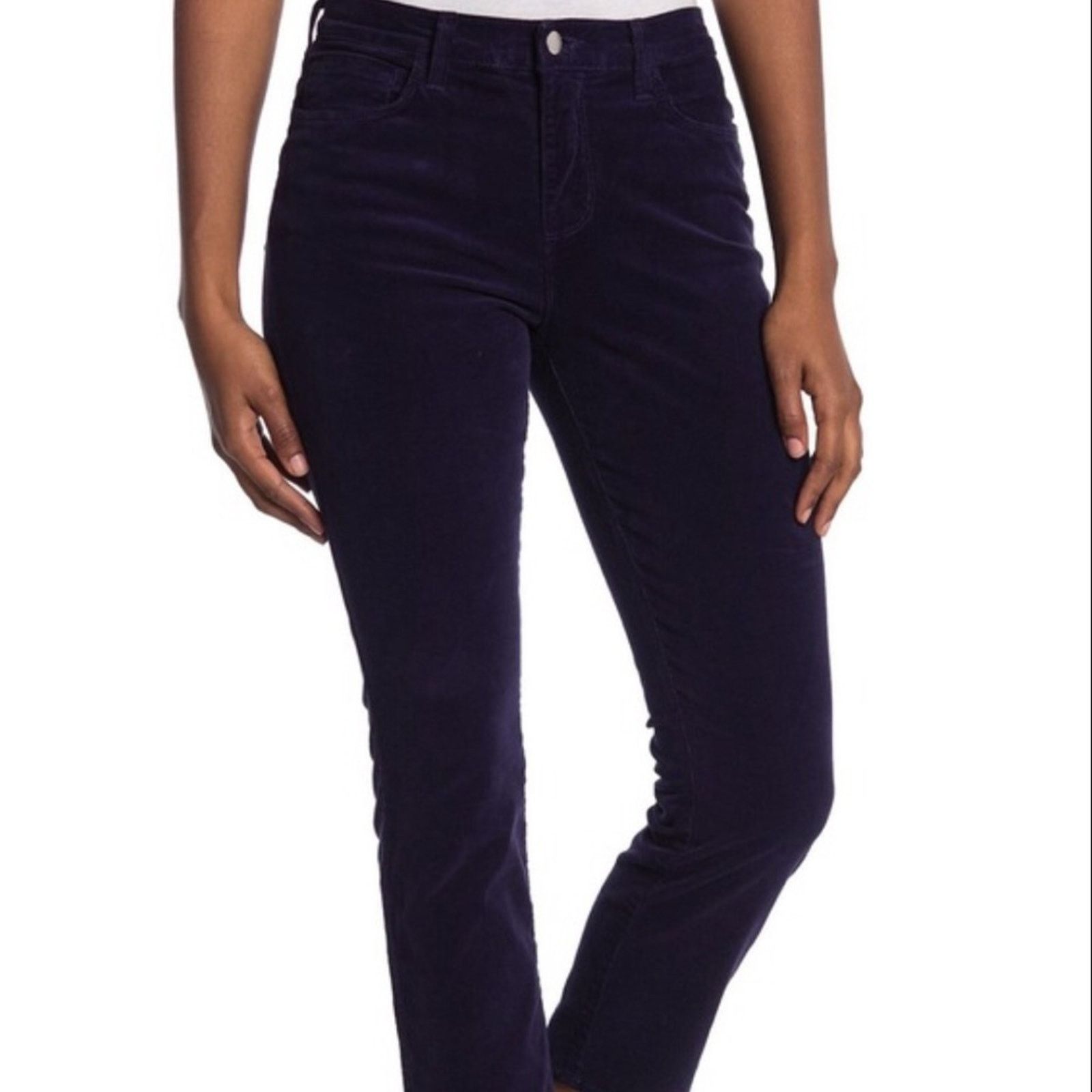 L'AGENCE New with tag L’AGENCE Sada Corduroy Crop Skinny Pants Size 23" - 1 Thumbnail