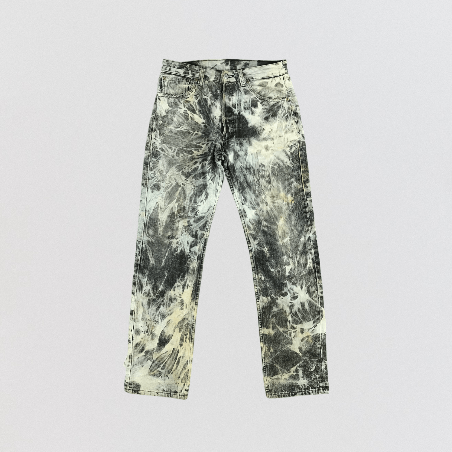 Levi's Vintage 90s Bleached Levis 501 Jeans-JM2512 Size US 34 / EU 50 - 1 Thumbnail