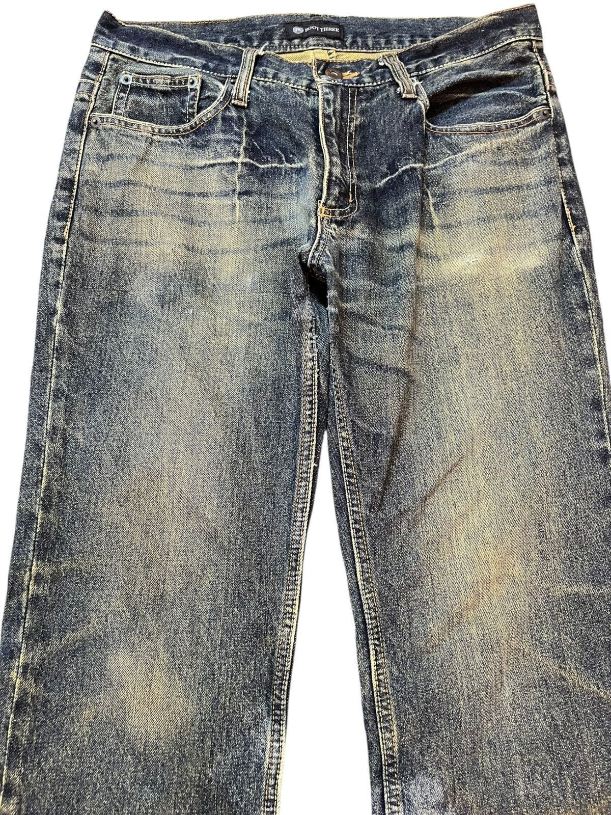 Hysteric Glamour Vintage Root Three Flare Mudwash Honeycomb Denim Size US 32 / EU 48 - 2 Thumbnail