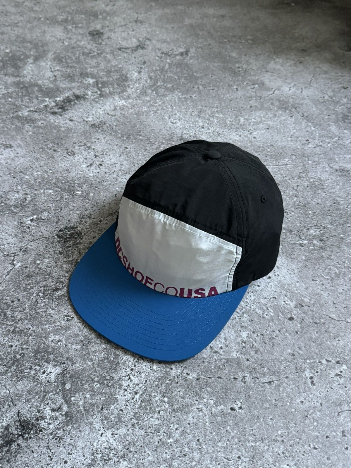 DC DC USA 5-panel nylon cap hat Size ONE SIZE - 3 Thumbnail