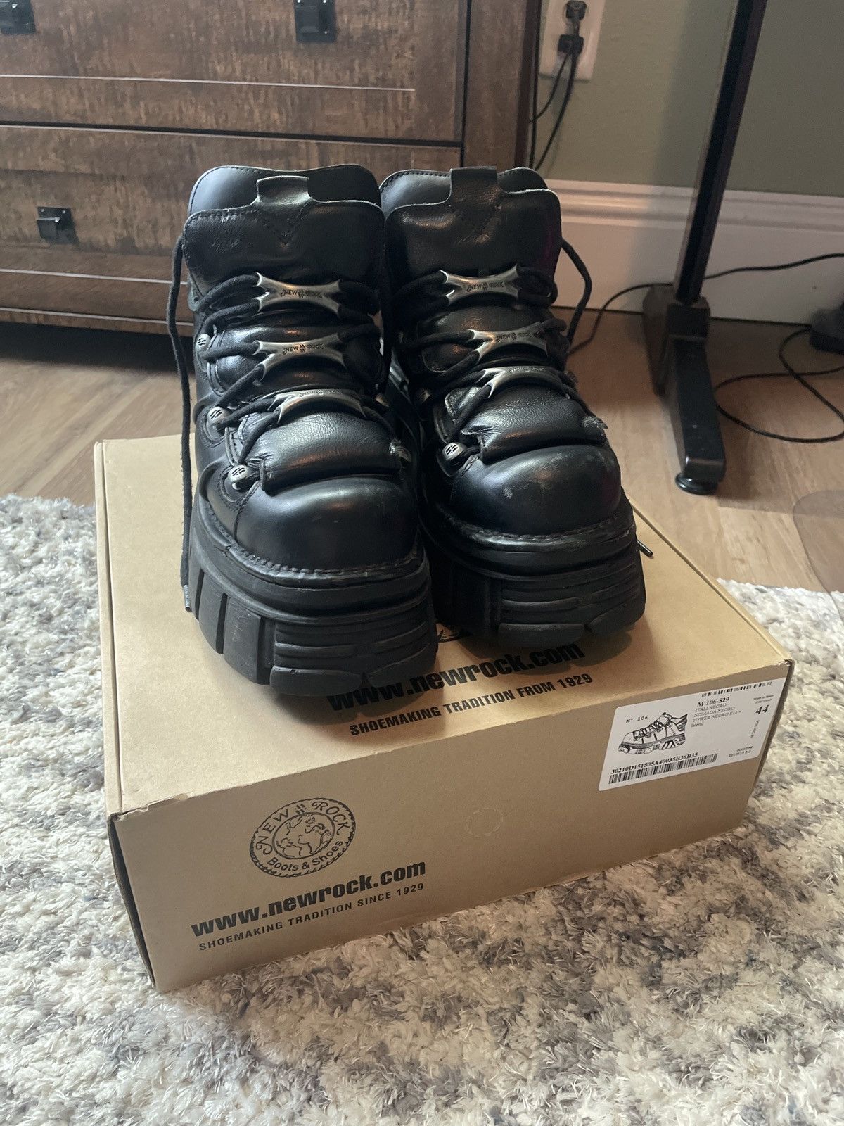 New Rock New Rock M-106-S29 Platform Boots | Grailed