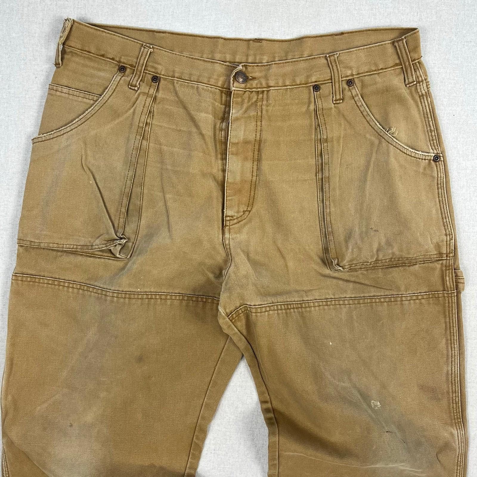 Dickies Distressed Brown Dickies Carpenter Double Knee Work Pants 38 Size US 38 / EU 54 - 6 Thumbnail