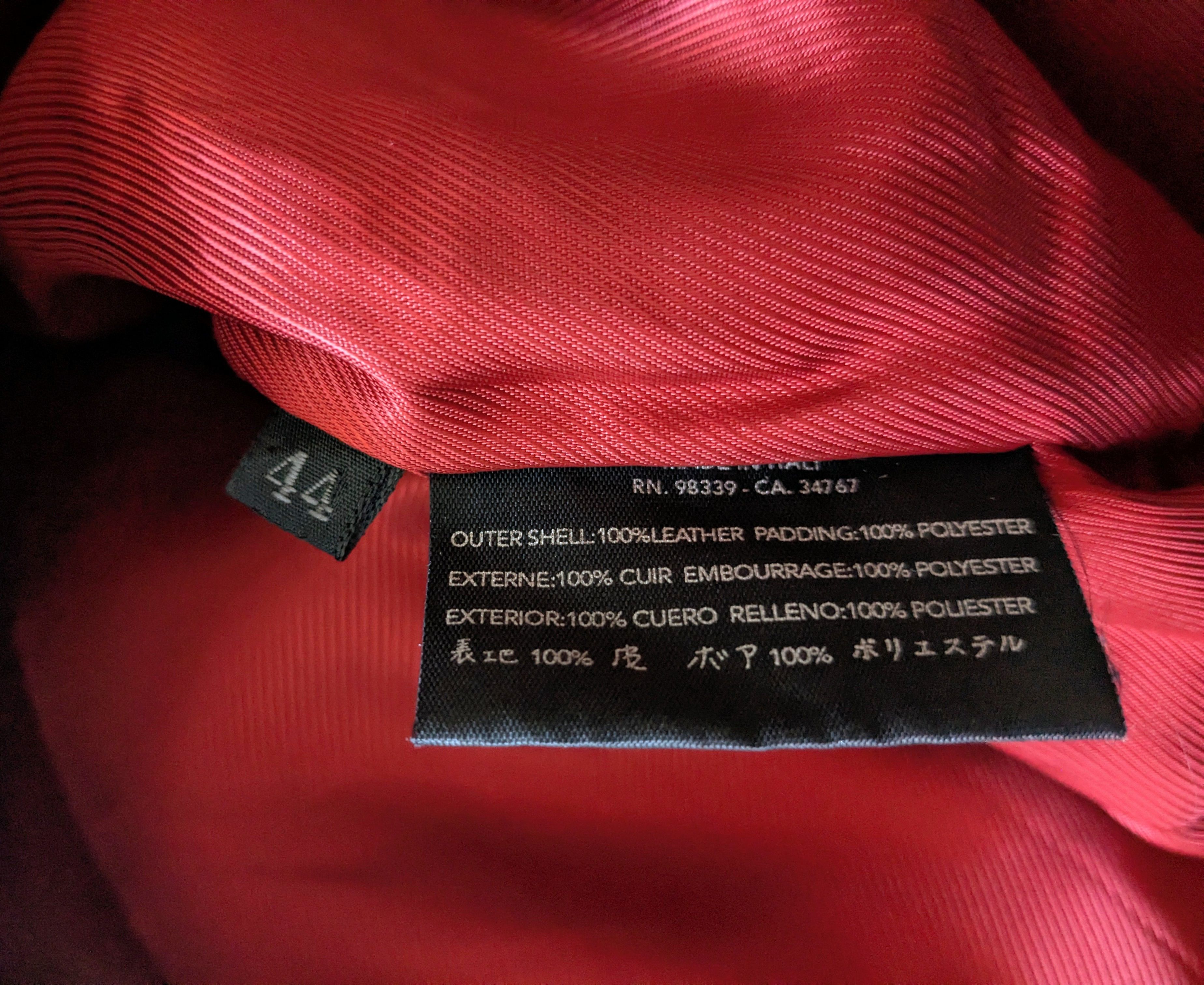 Prada Prada Leather Jacket Red 44 Button Blazer Coat Size M / US 6-8 / IT 42-44 - 14 Thumbnail