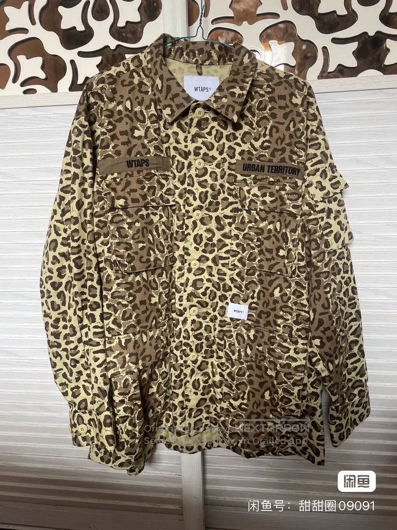 Wtaps Wtaps Leopard print four-pocket shirt jacket Size US M / EU 48-50 / 2 - 1 Thumbnail