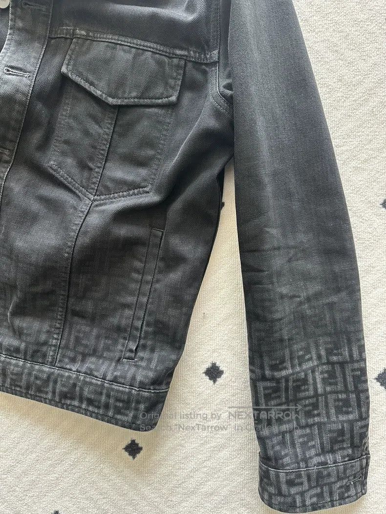 Fendi Fendi Monogrammed denim jacket Size US M / EU 48-50 / 2 - 4 Thumbnail