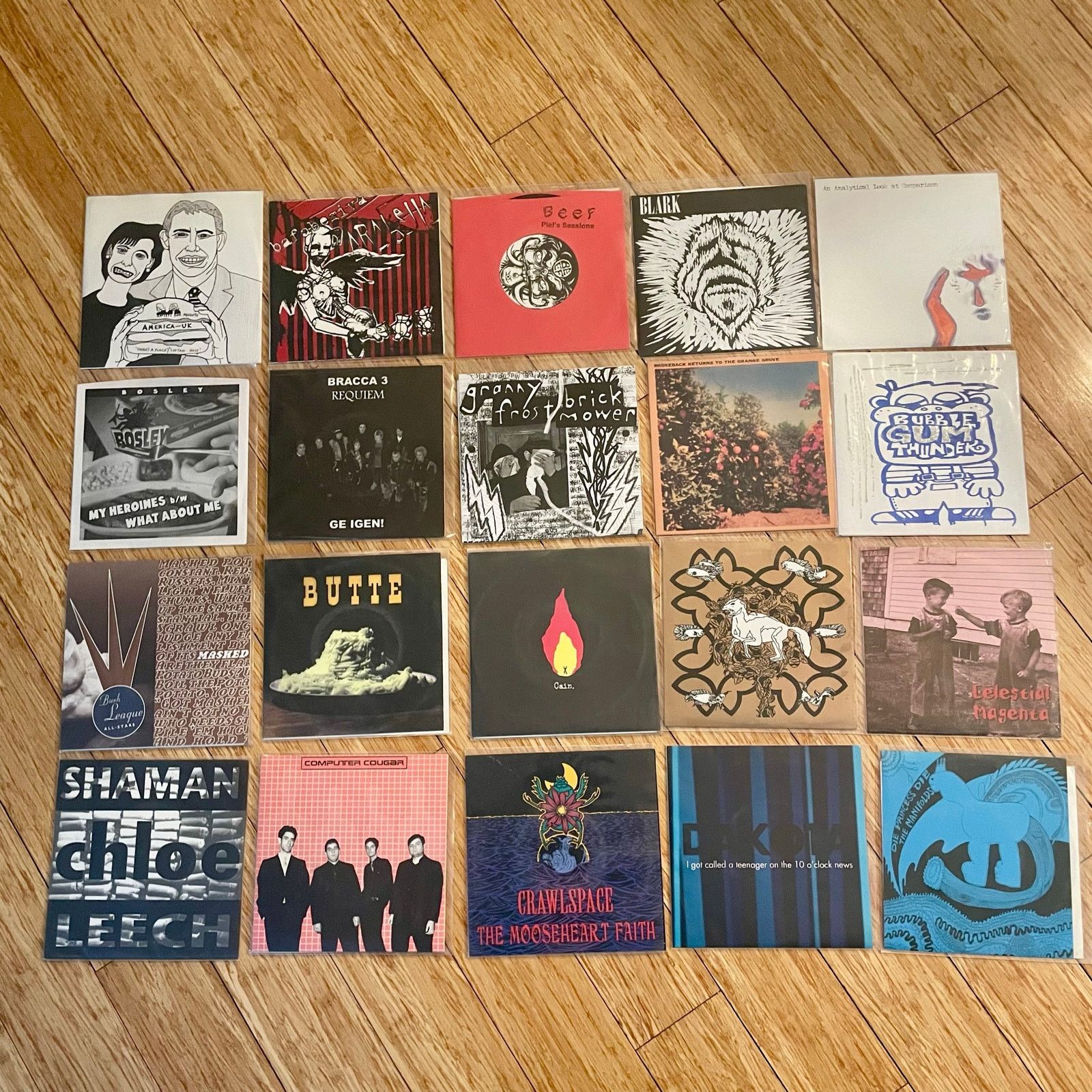 INTENTIONALLY BLANK Lot #1 of 20 Indie Rock Punk Shoegaze Alternative 7" records Size ONE SIZE - 1 Thumbnail
