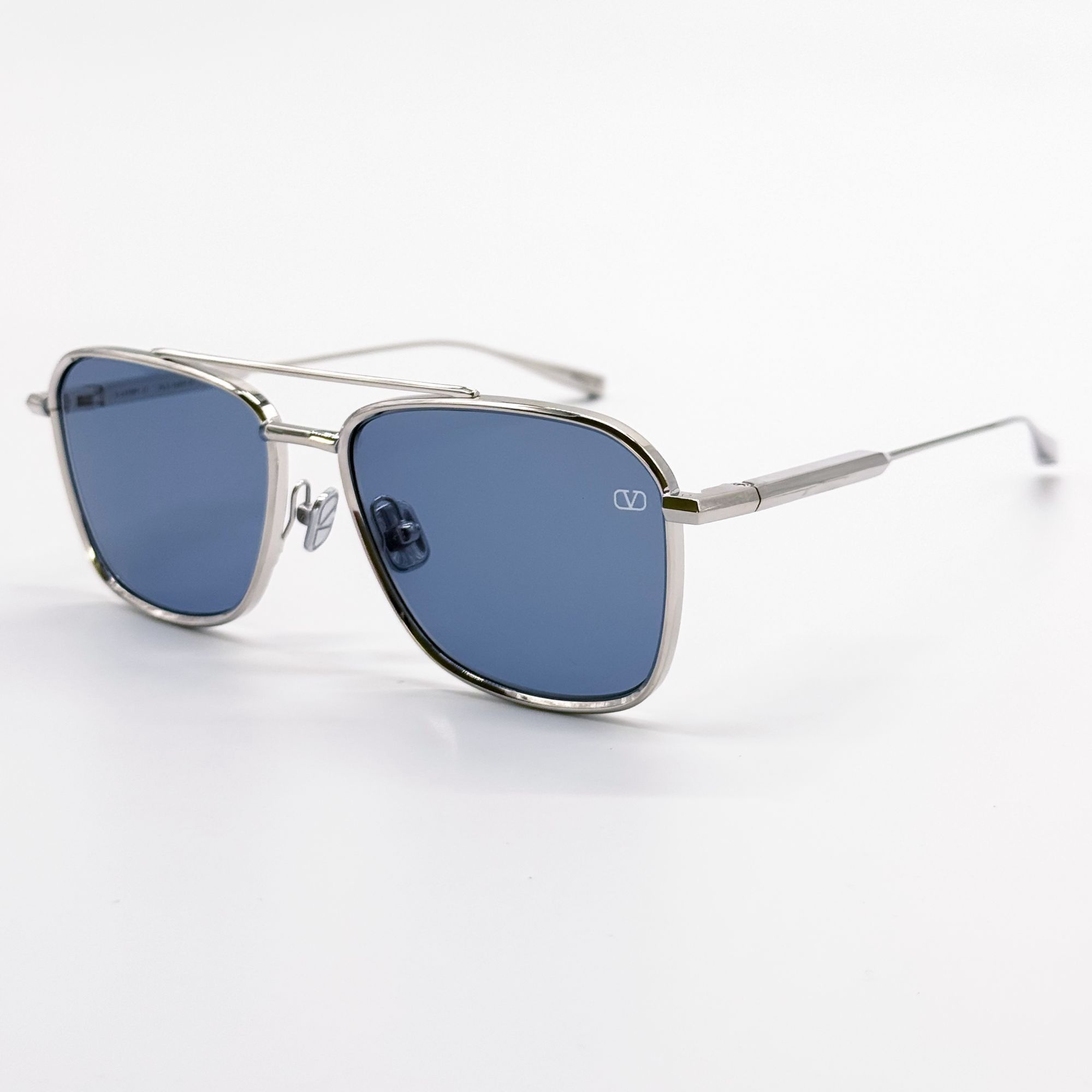 Valentino NEW VALENTINO SUNGLASSES VLS-168B LIMITED EDITION SILVER Size ONE SIZE - 2 Thumbnail