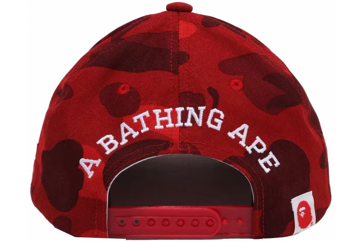 Bape BAPE x Coca-Cola Color Camo Snap Back Cap Red Size ONE SIZE - 4 Thumbnail