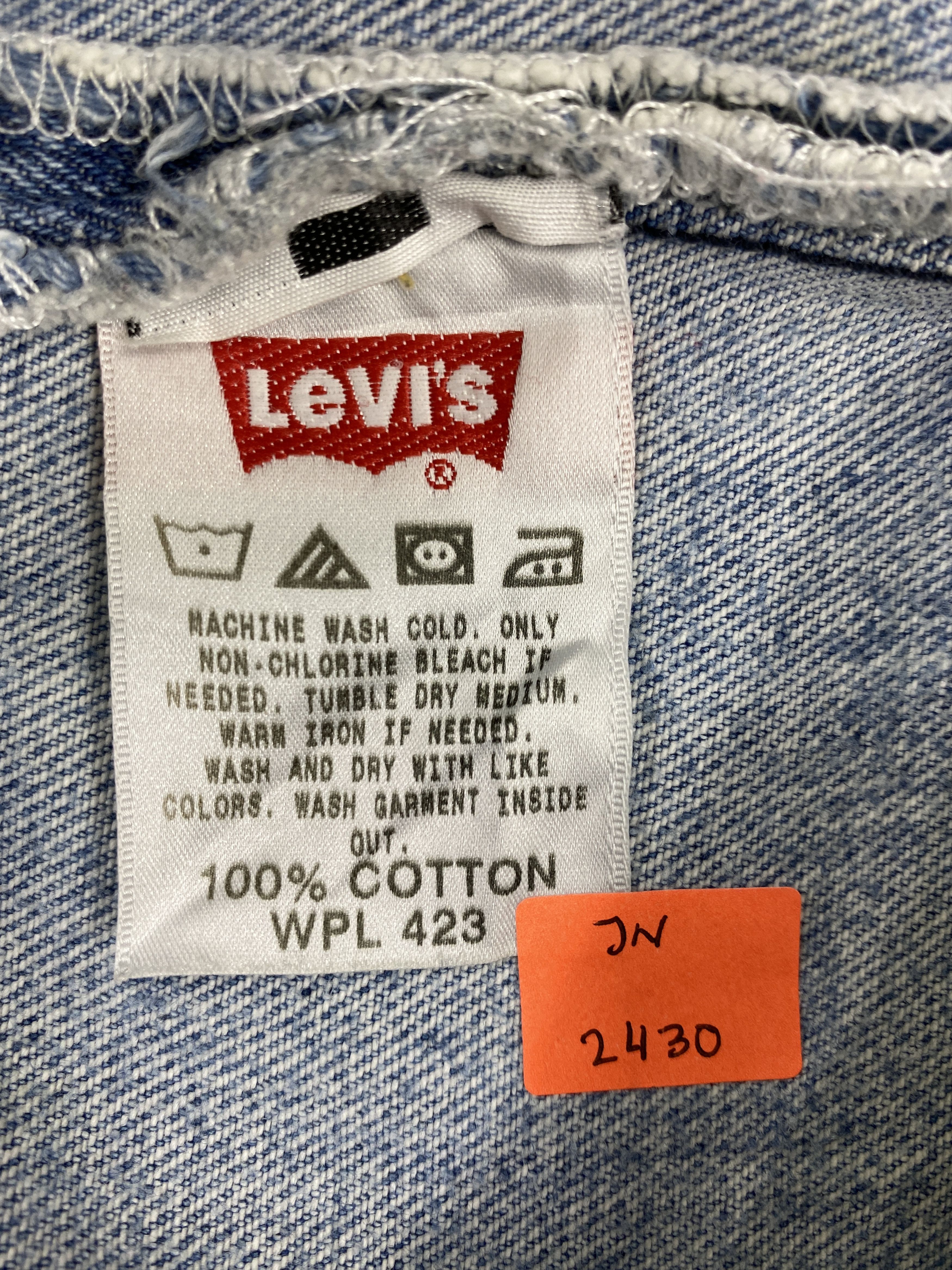 Japanese Brand Light Blue Wash Vintage Levi's 501 Jeans 36x32 Denim -JN2430 Size US 36 / EU 52 - 10 Thumbnail