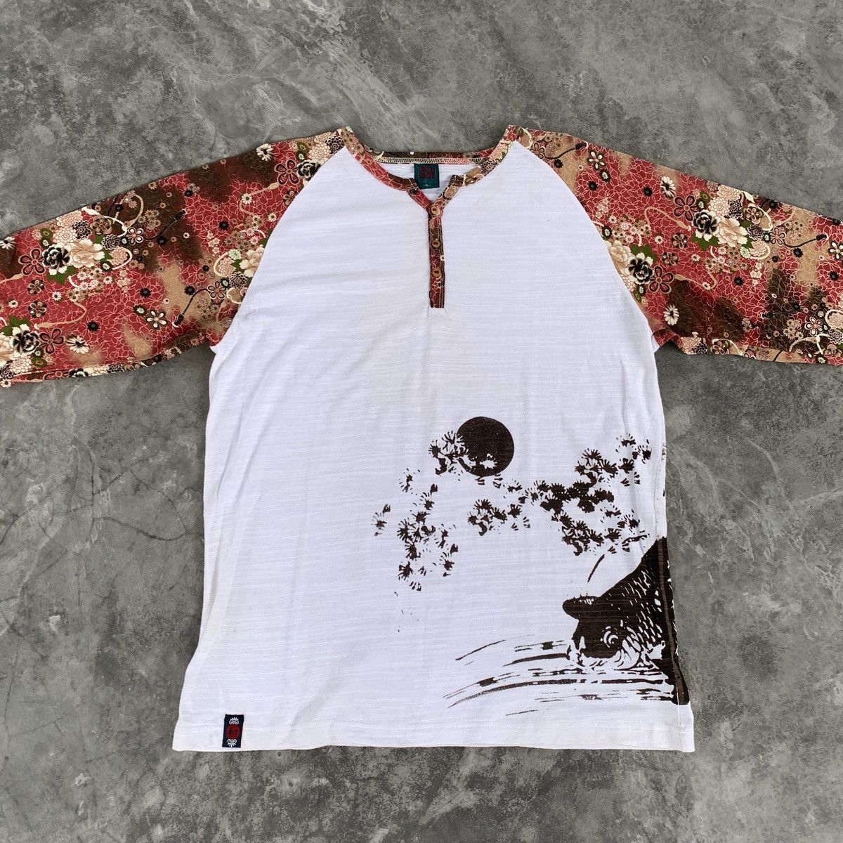 Karakuri Tamashii Bullet Noise Japan Traditional Art Longsleeve Tshirt Size US L / EU 52-54 / 3 - 6 Thumbnail