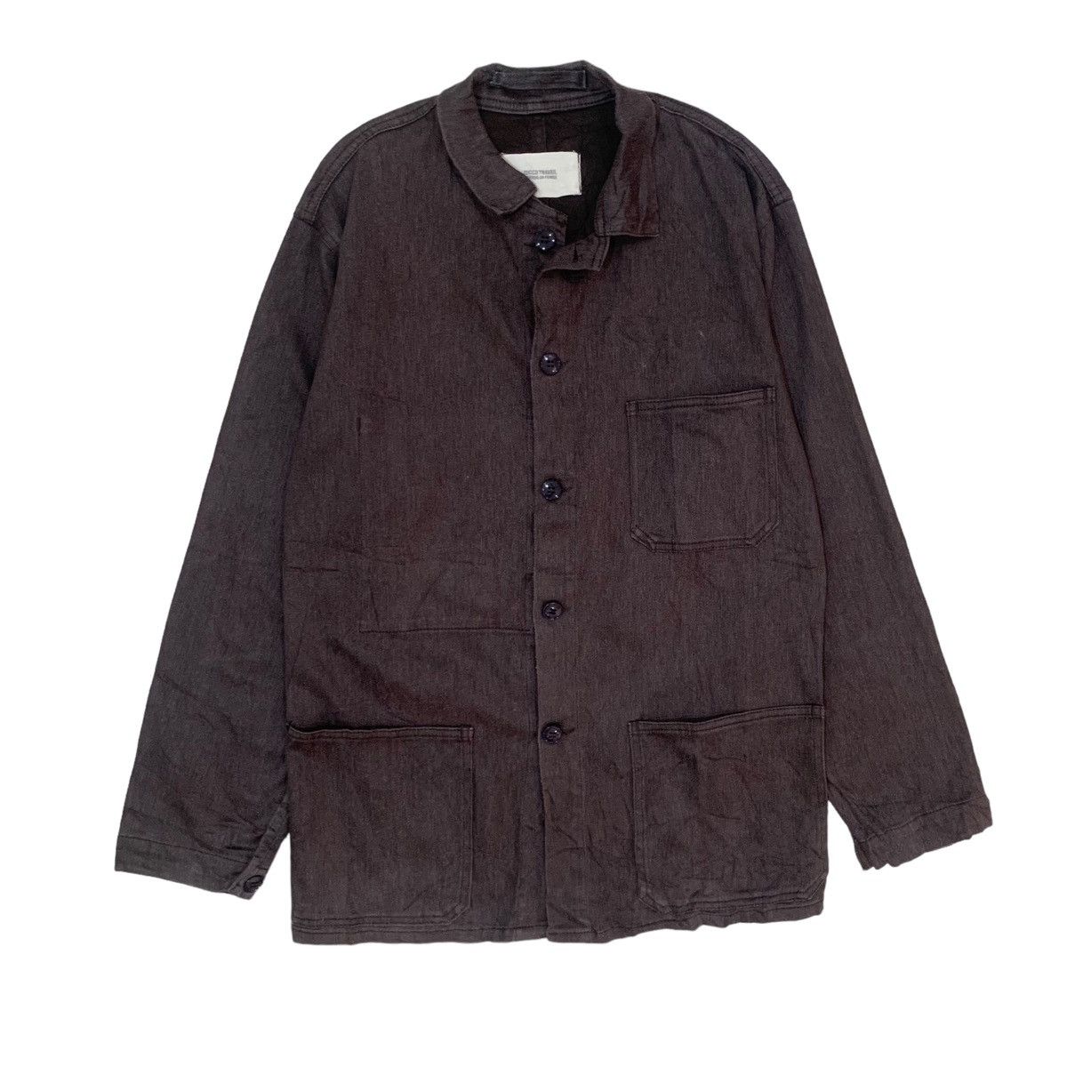 image of Issey Miyake x Vintage Zucca Travail Button Jacket in Brown, Men's (Size Small)